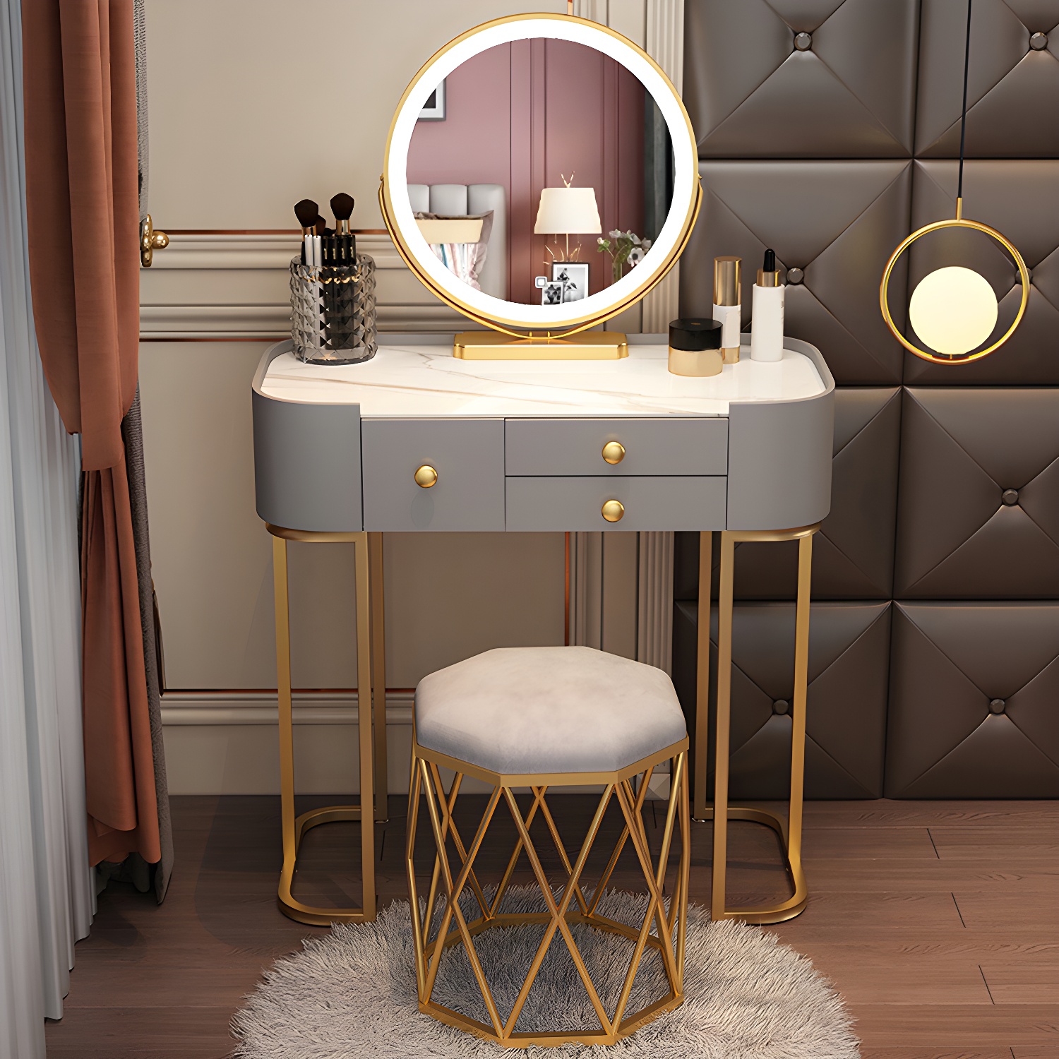 Glam Glass Vanity | Ormau - image 2