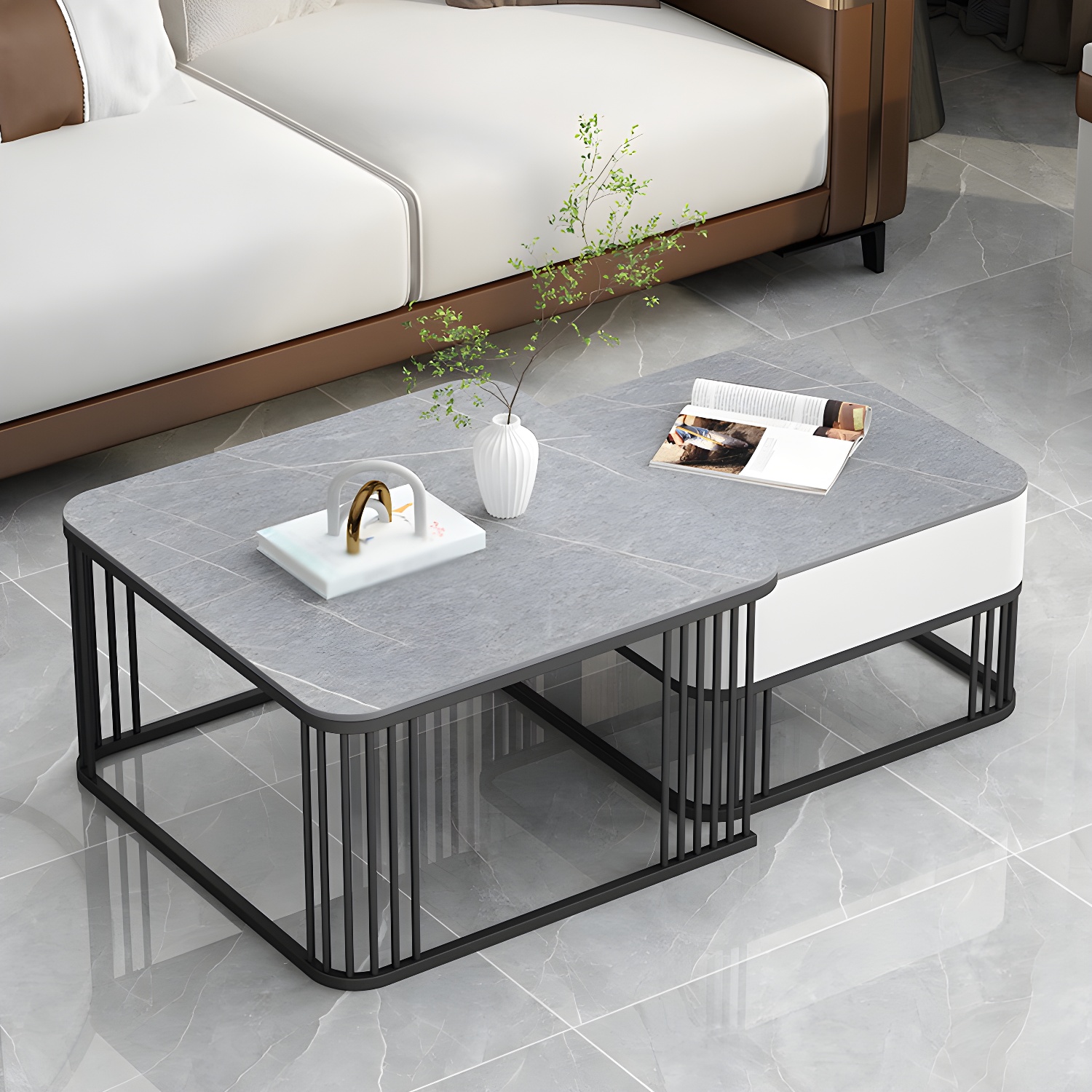 Slate Nesting Coffee Tables | Ormau - image 3