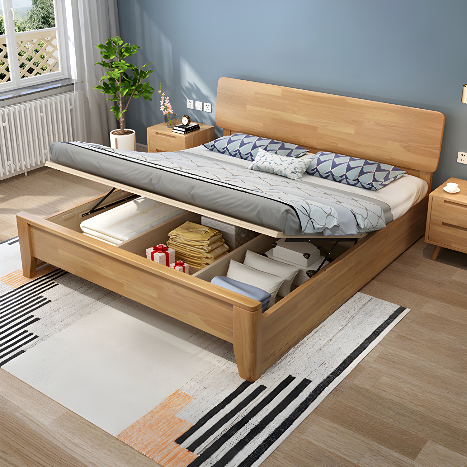 Warm Wood Bed Frame | Ormau - image 3