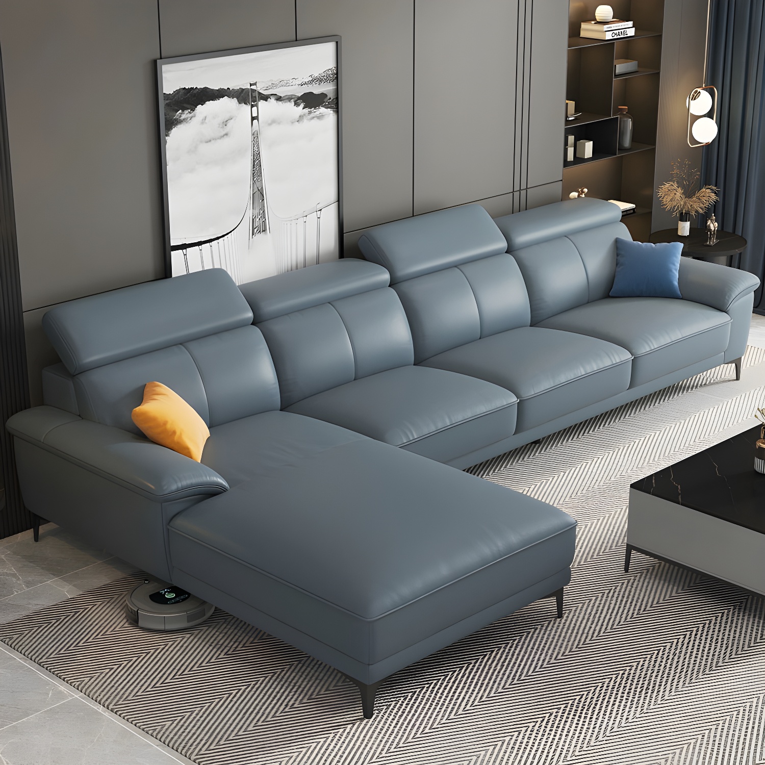 Leather Sectional Sofa | Ormau - image 26