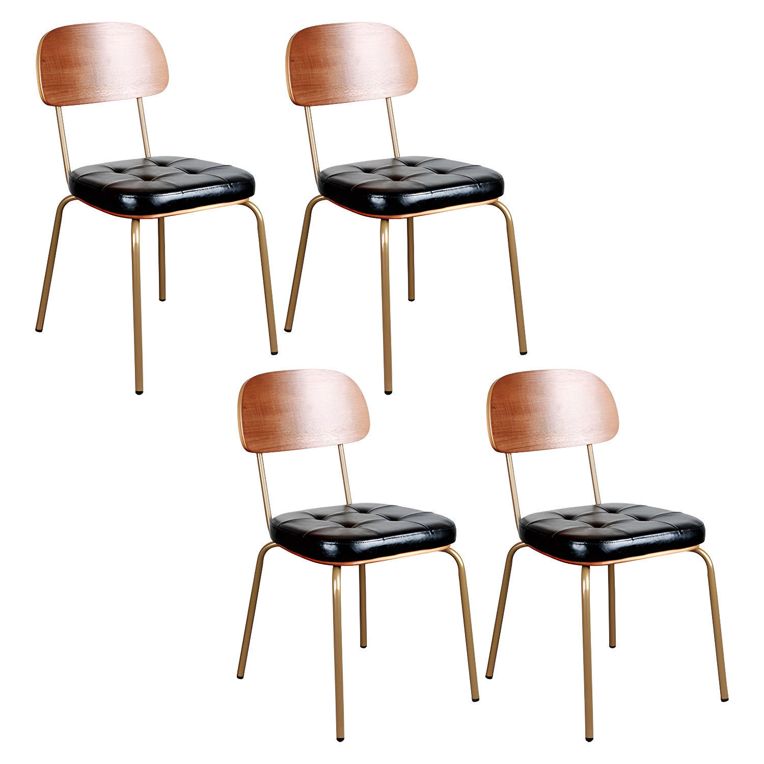 Industrial Leather Dining Chair | Ormau - image 36