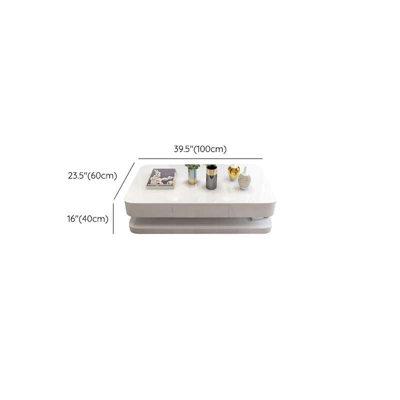 Modern White Coffee Table | Ormau - image 9