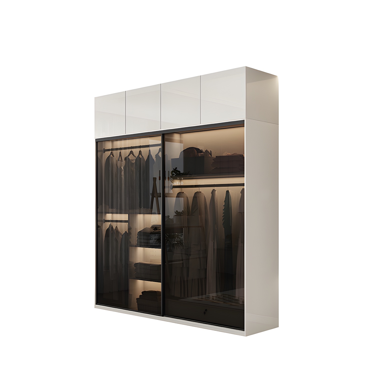 White Glass Wardrobe | Ormau - image 29