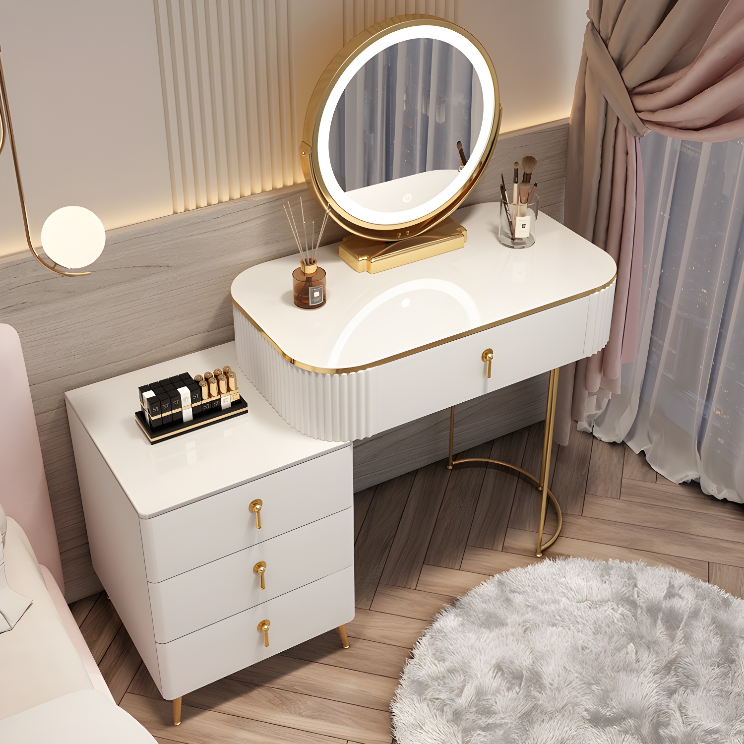 Mirrored Vanity Desk | Ormau - image 27
