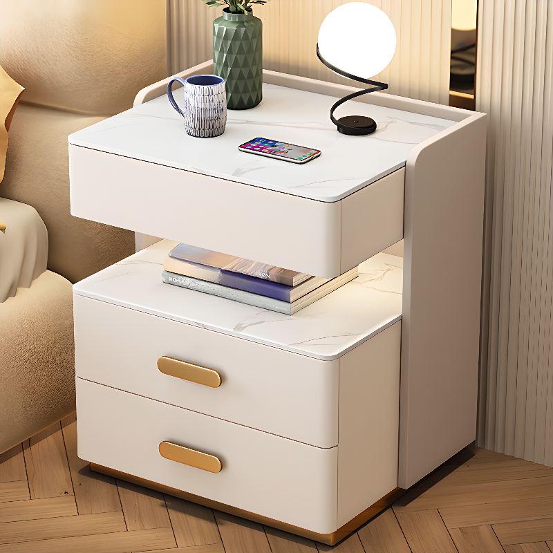 Modern Stone Nightstand with Integrated Lighting | Ormau - image 8