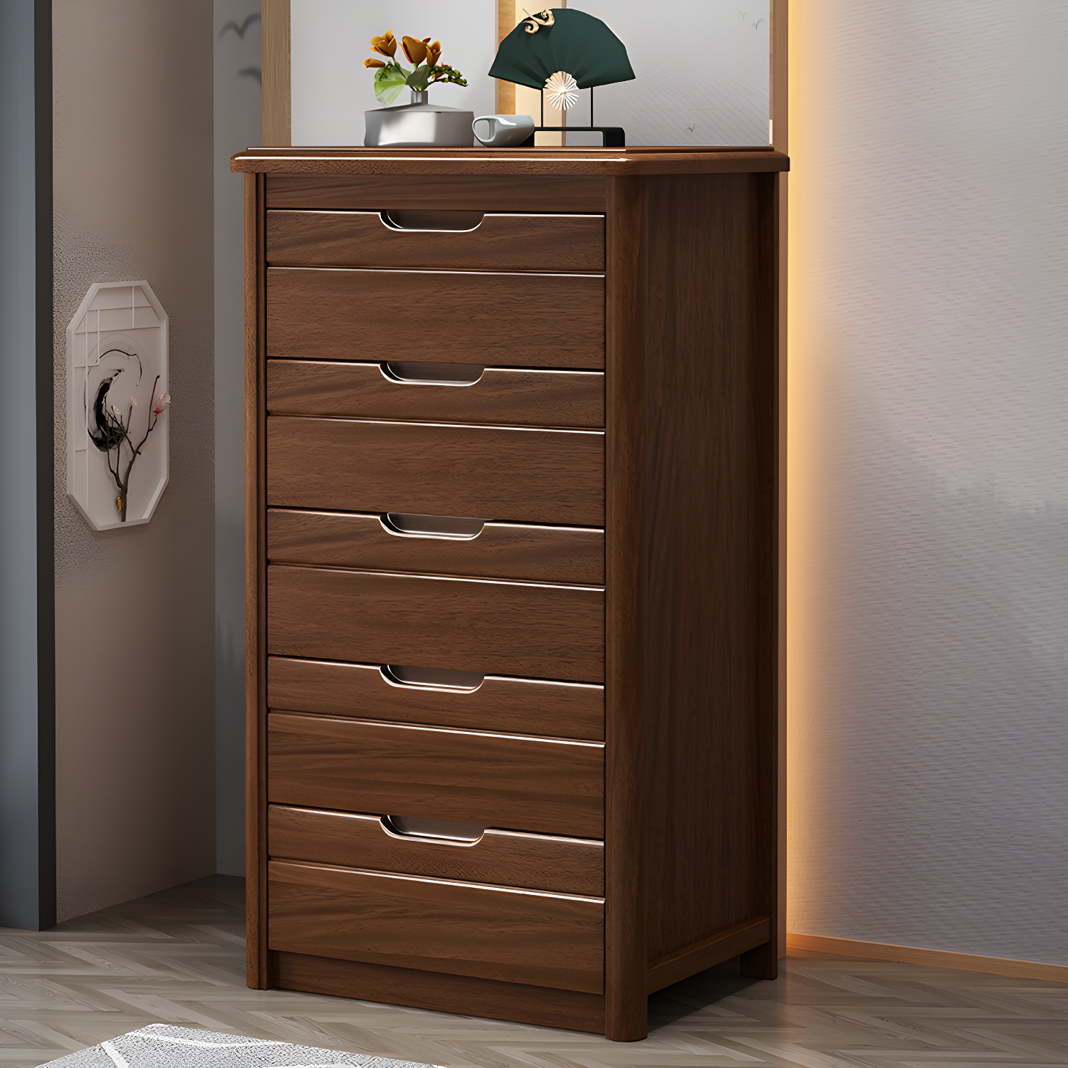 Solid Wood Vertical Dresser | Ormau - image 8