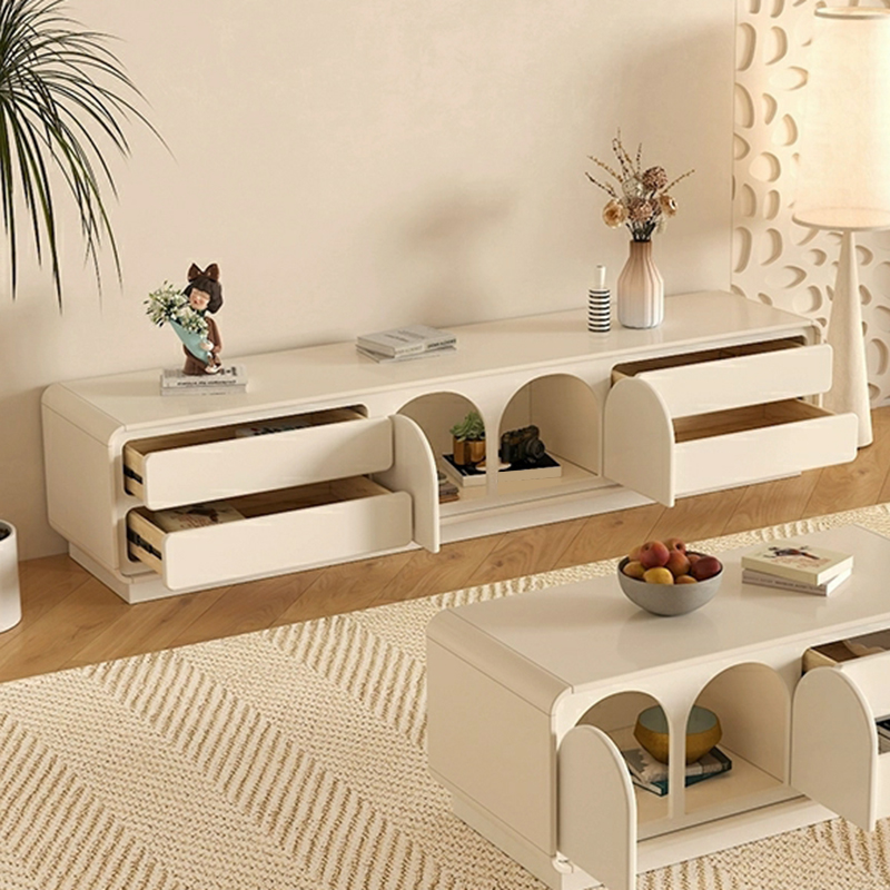 Minimalist White TV Stand | Ormau - image 3