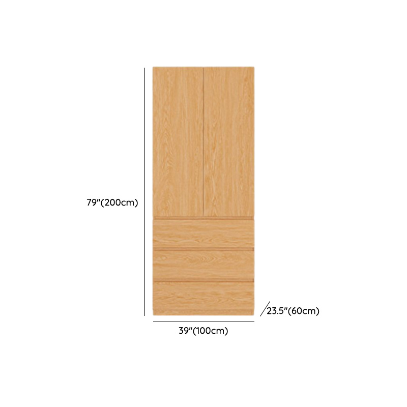 Natural Wood Wardrobe Closet | Ormau - image 14