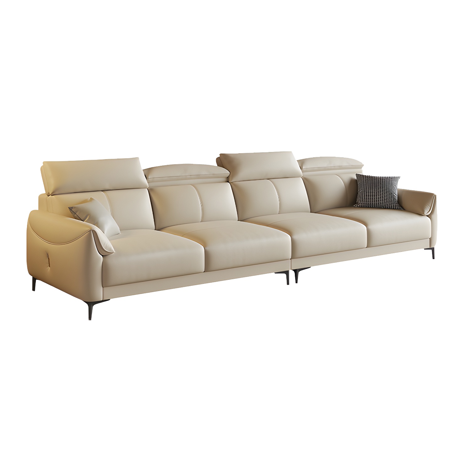 Modern Leather Sectional Sofa | Ormau - image 23