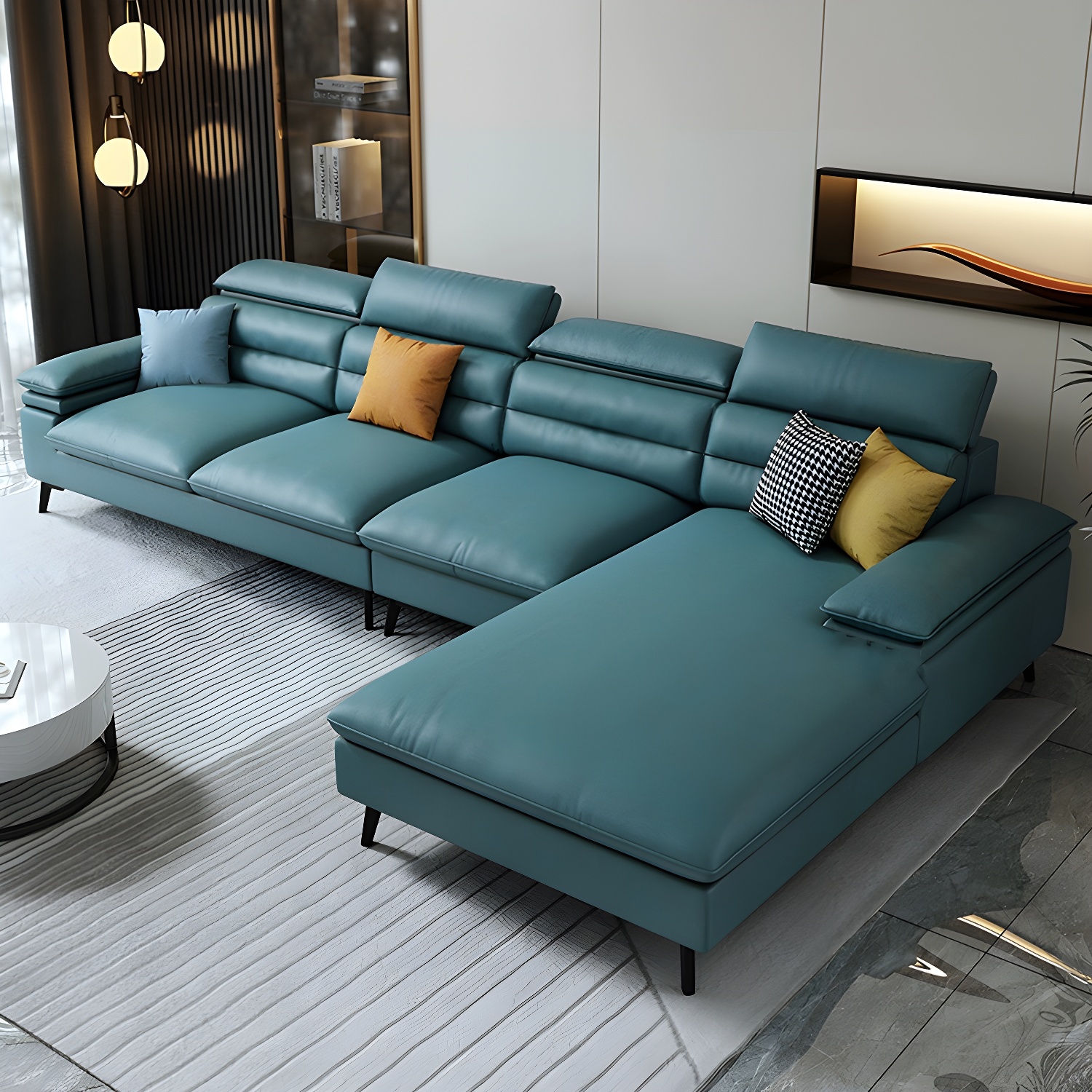 Modern L-Shape Sofa | Ormau - image 27