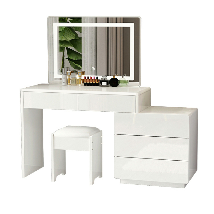 Modern Makeup Vanity & Stool Set | Ormau - image 8