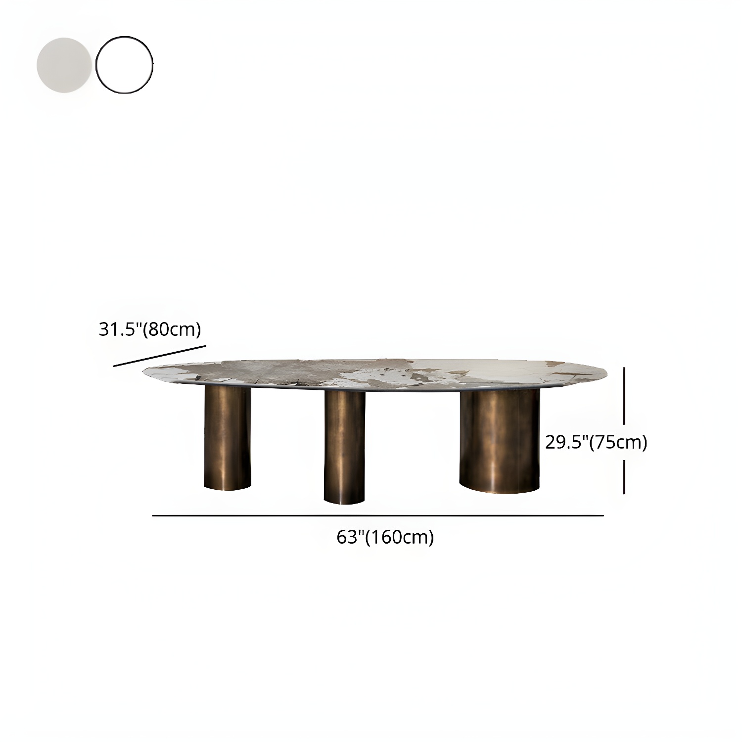 Oval Stone Dining Table | Ormau - image 12