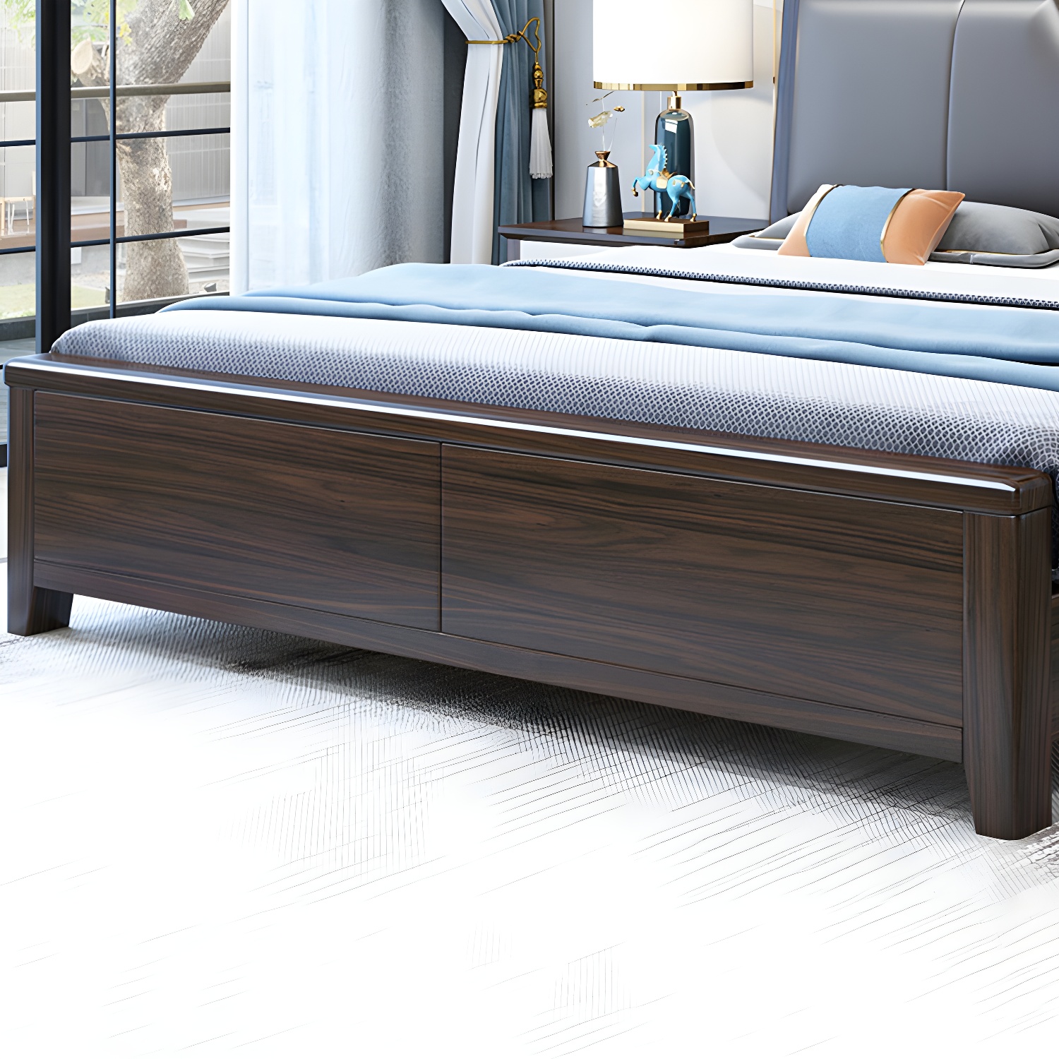 Upholstered Wood Bed | Ormau - image 8