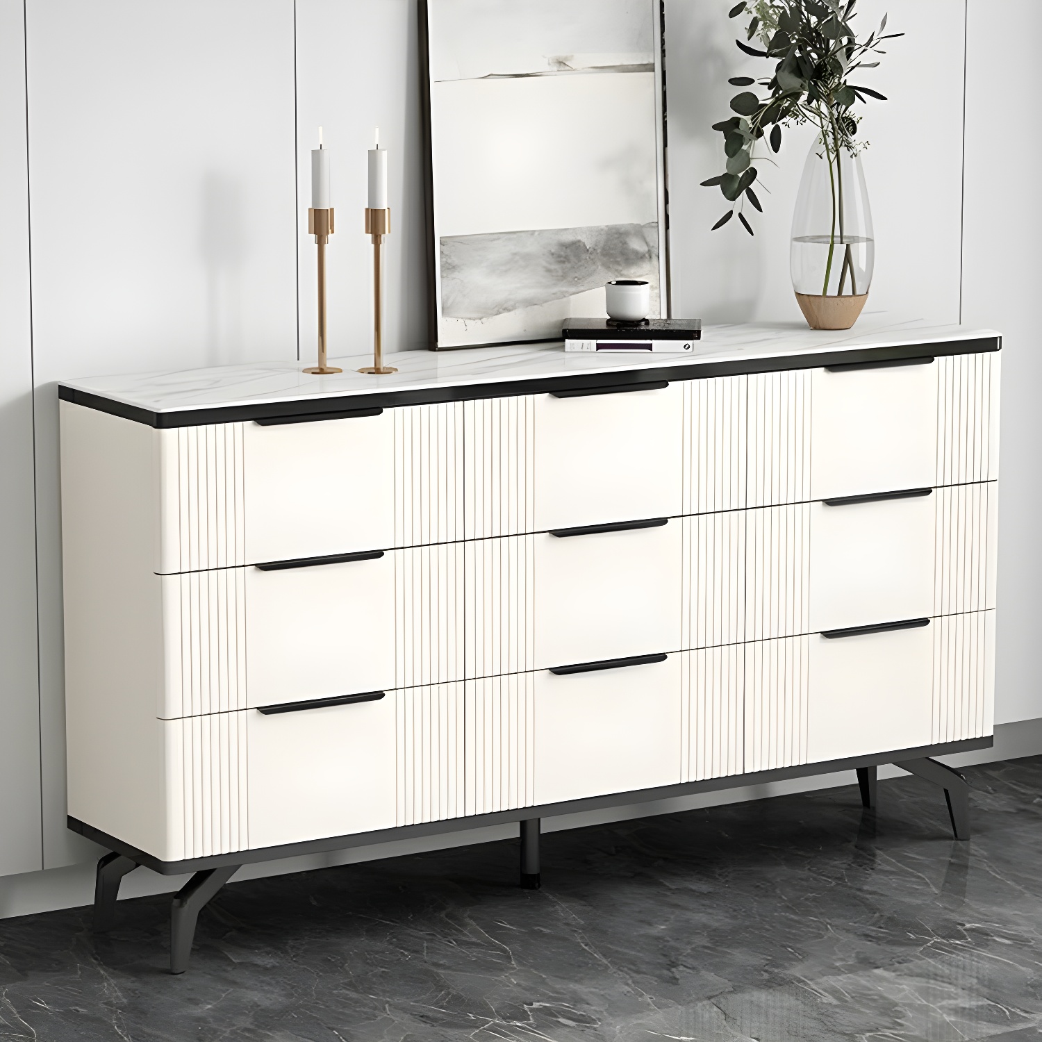 Modern Stone-Top Chest | Ormau - image 19
