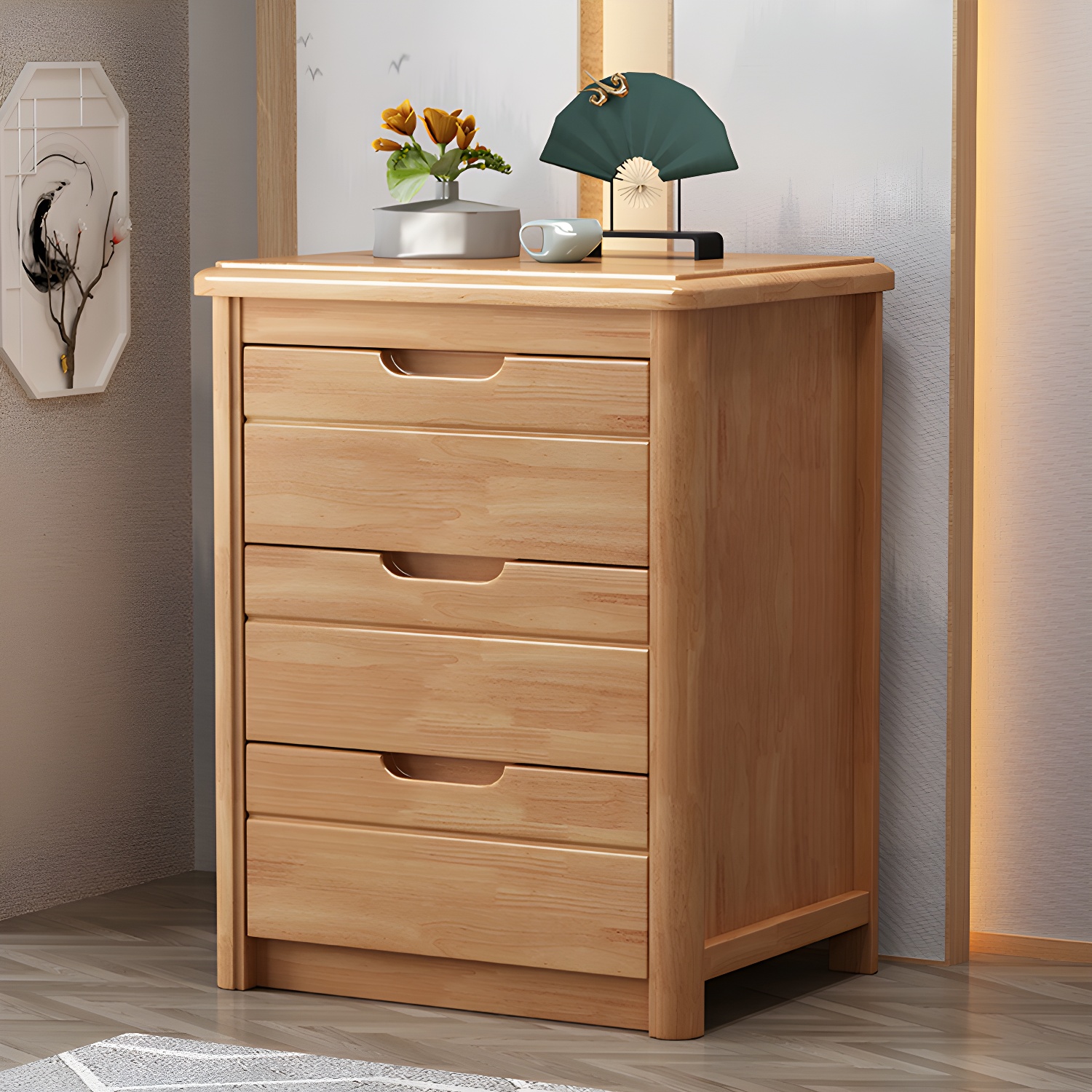Solid Wood Vertical Dresser | Ormau - image 2
