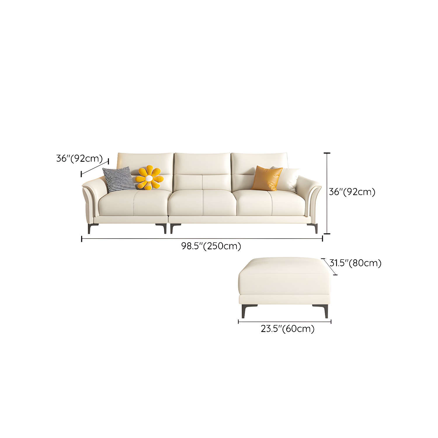 Contrast Sectional Sofa | Ormau - image 15