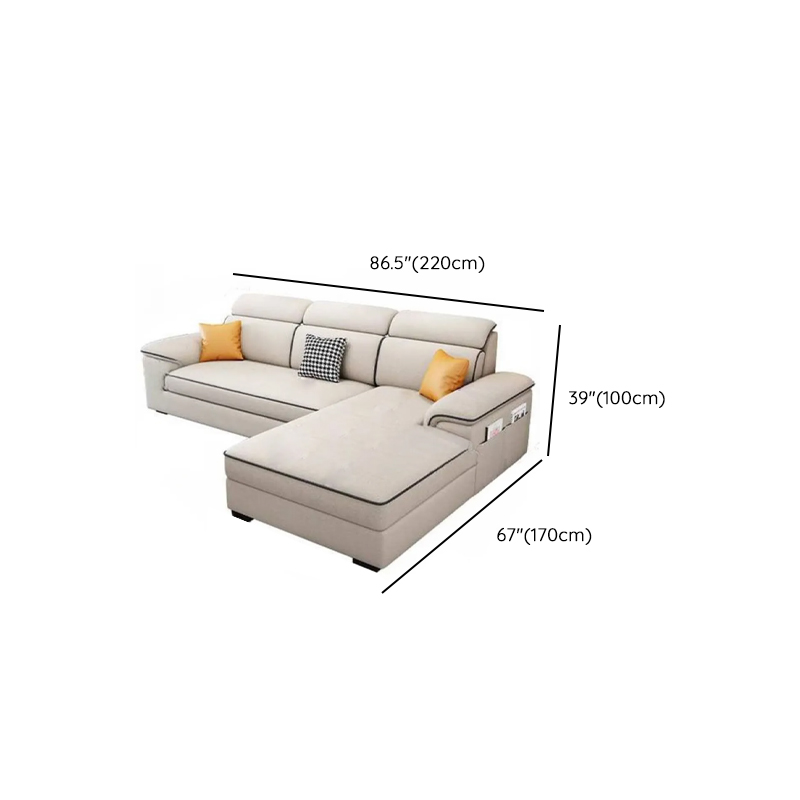 Casual L-Shape Sectional | Ormau - image 7