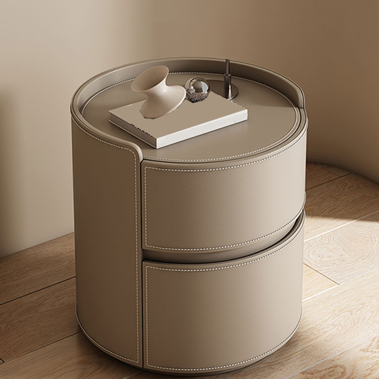Chic Round Nightstand | Ormau - image 14