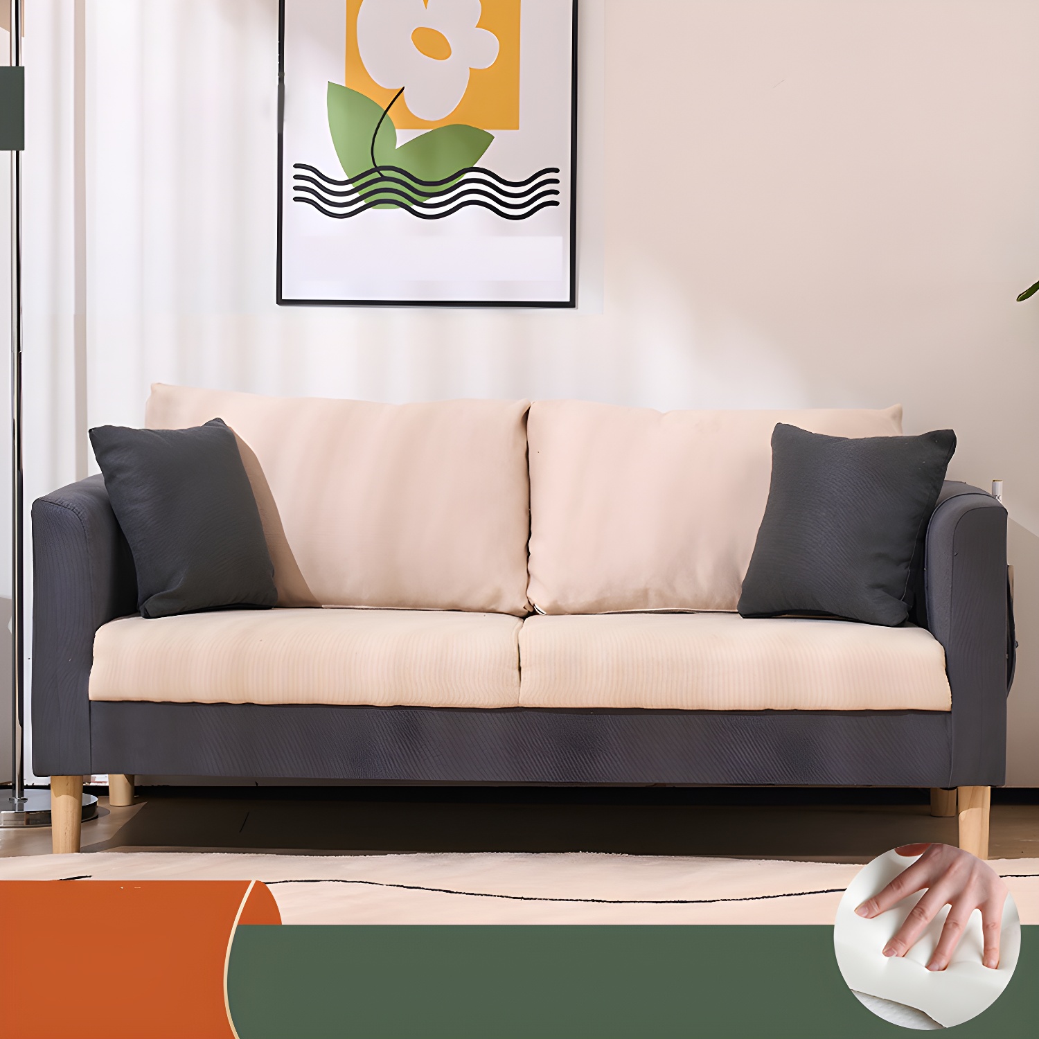 Tuxedo Arm Loveseat | Ormau - image 32