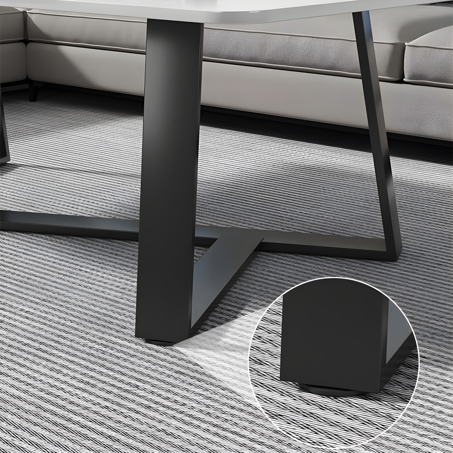 Stone & Steel Coffee Table | Ormau - image 10
