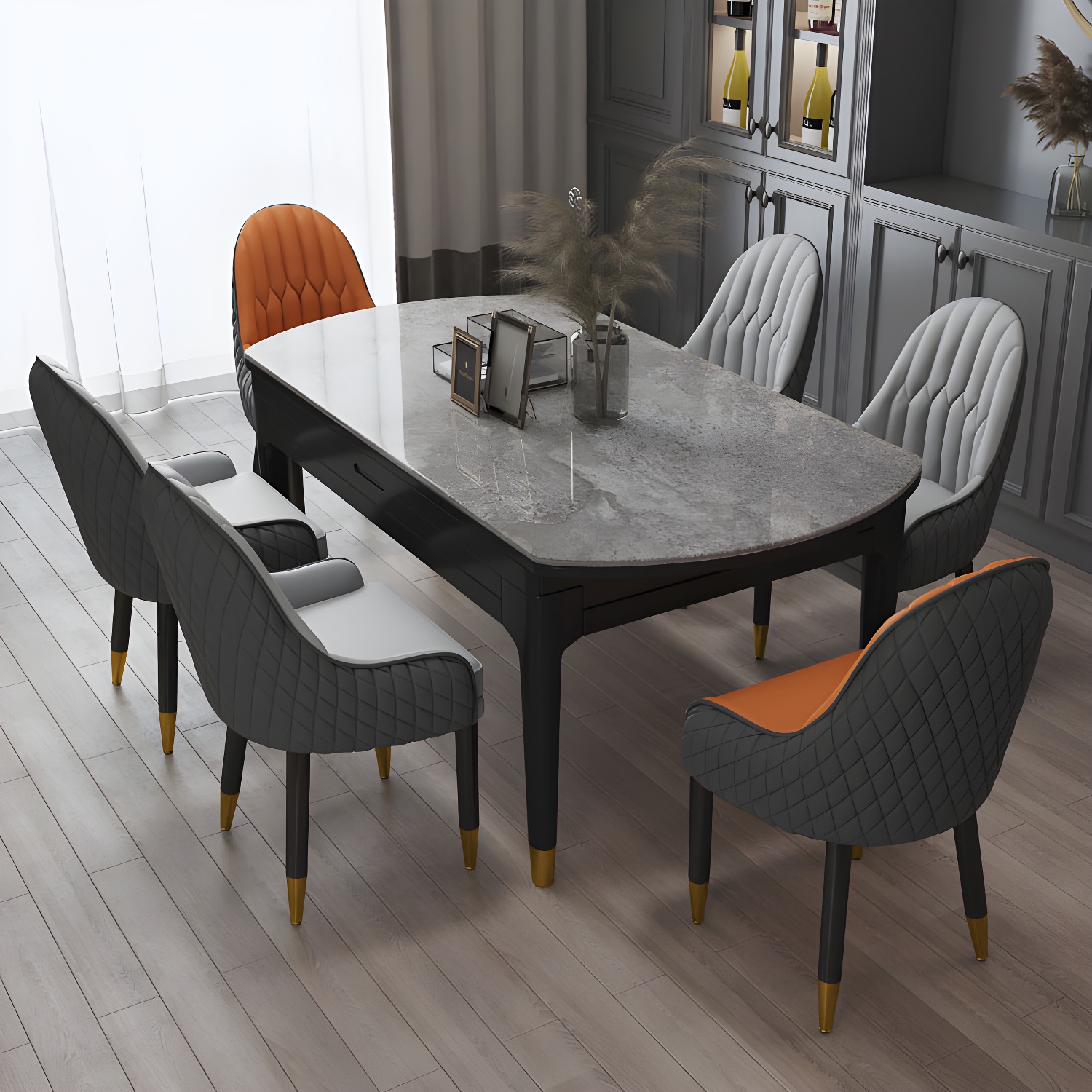 Upholstered Parsons Dining Chair | Ormau - image 16