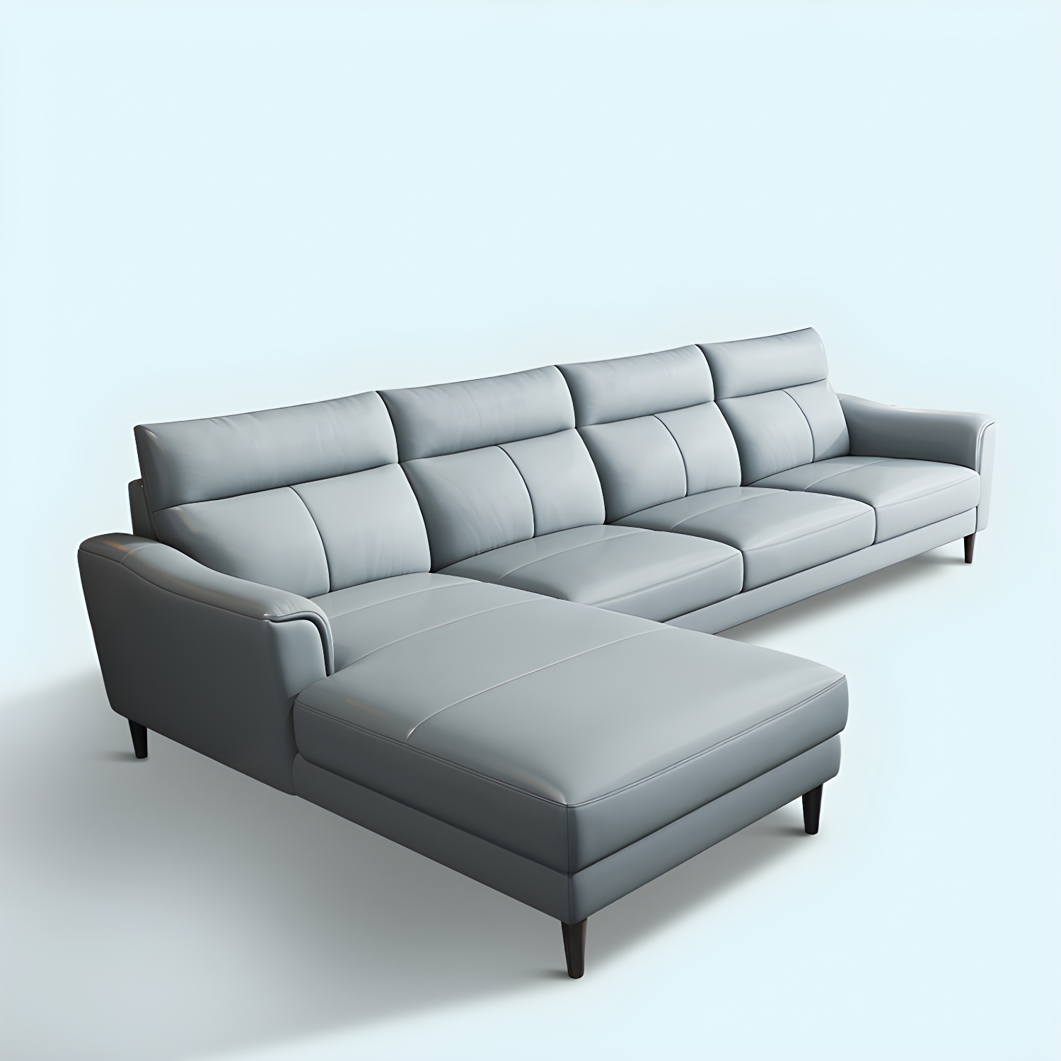 Modern Leather Sectional | Ormau - image 3