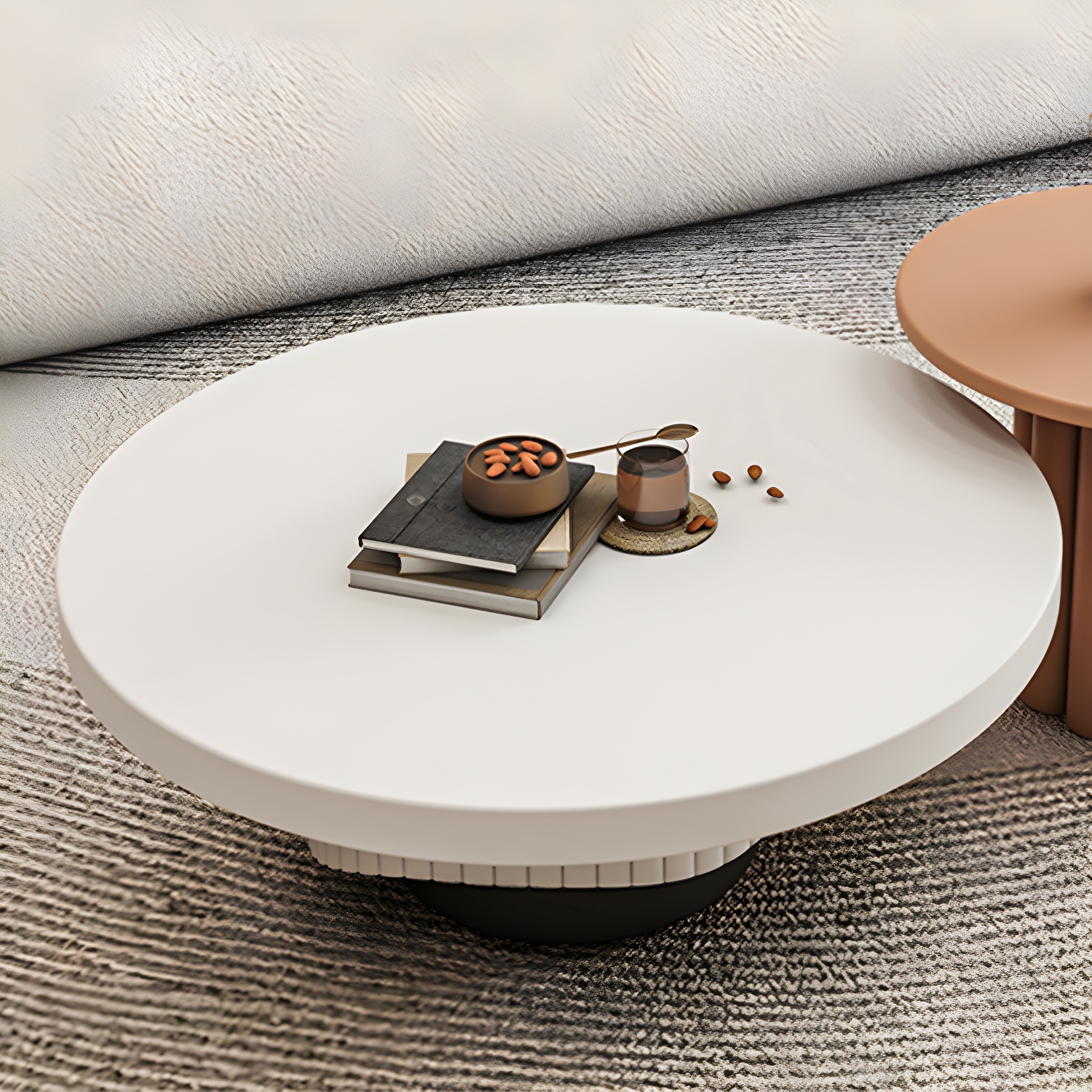 Pedestal Coffee Table Set | Ormau - image 11