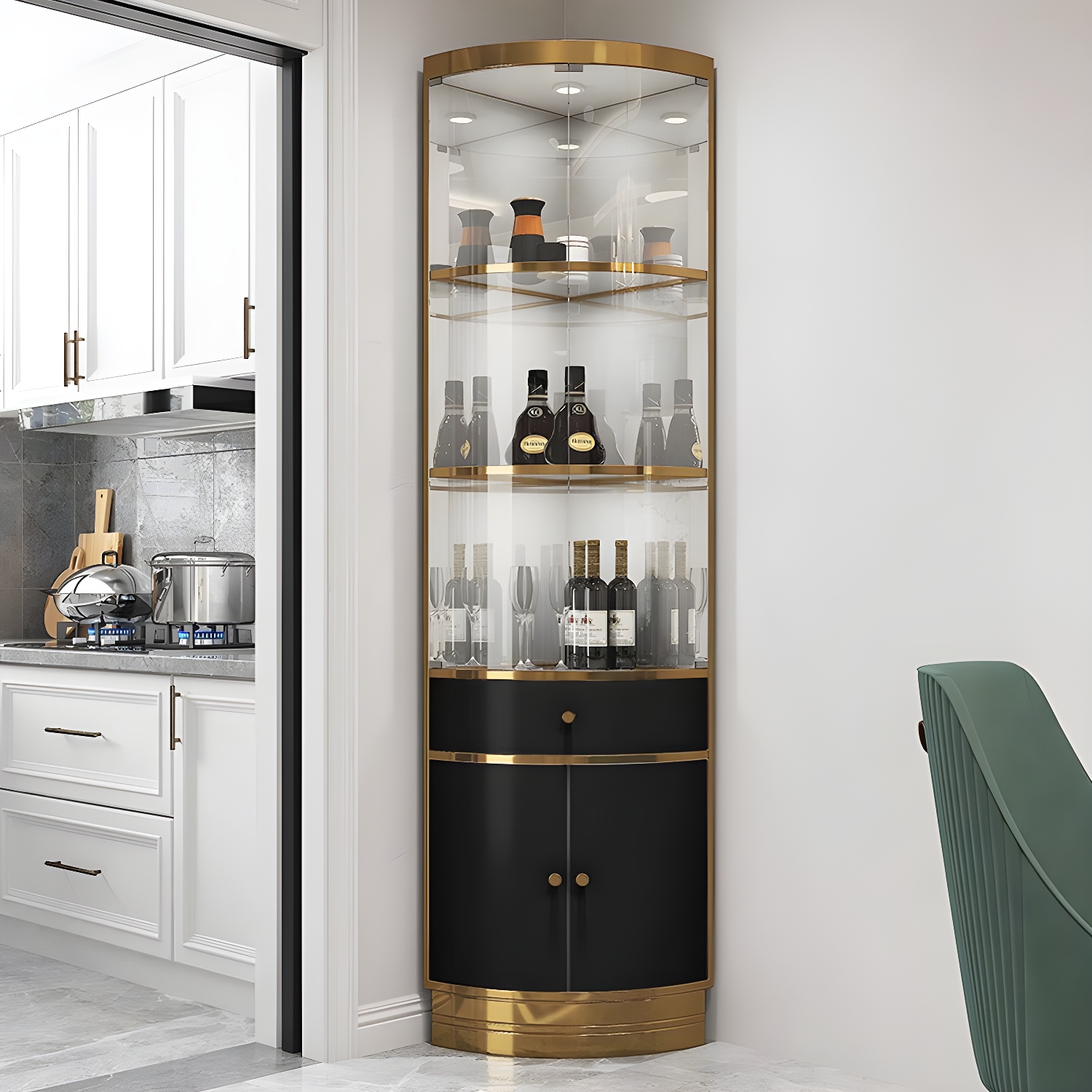 Corner Accent Cabinet | Ormau - image 2