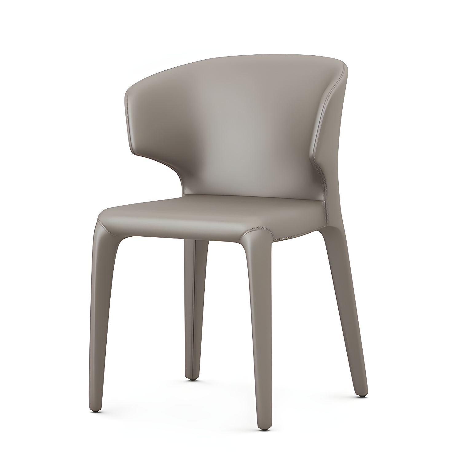 Wingback Leather Dining Chair | Ormau - image 7