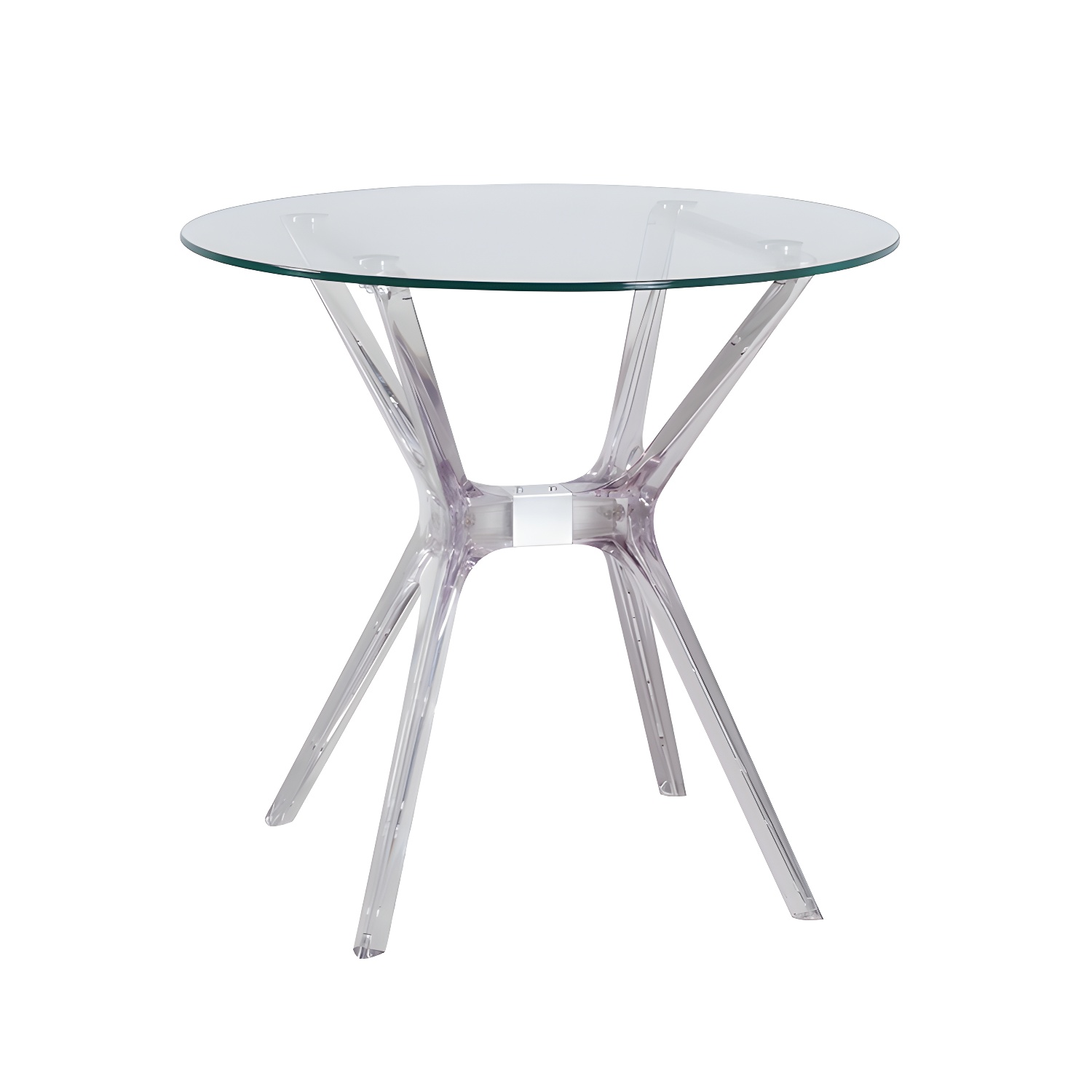 Modern Round Glass Dining Table | Ormau - image 12