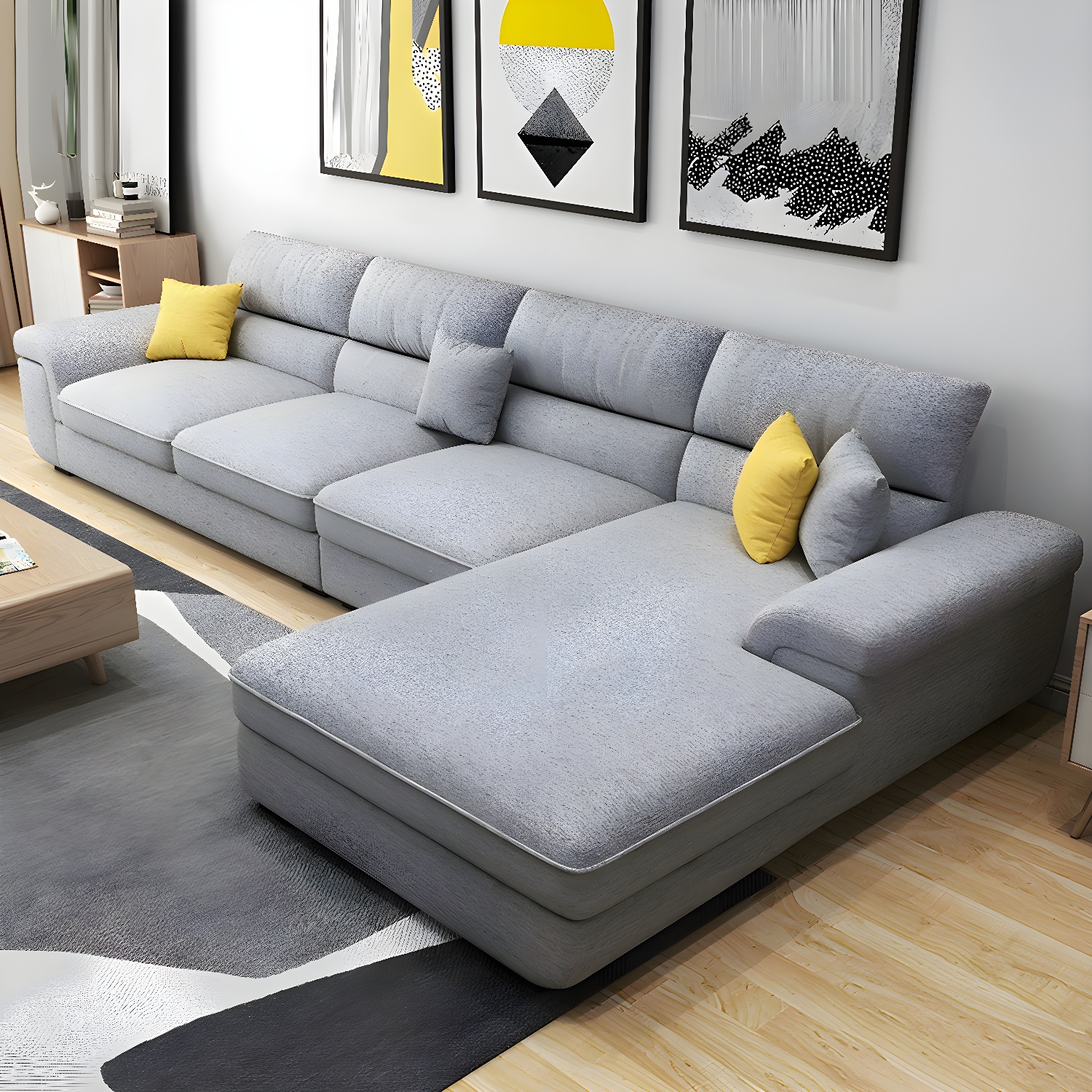 Modern Pillow Top Sectional Sofa | Ormau - image 18