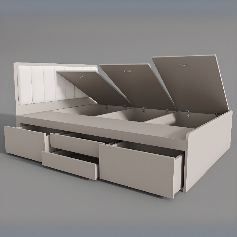 Cream Storage Bed | Ormau - image 19