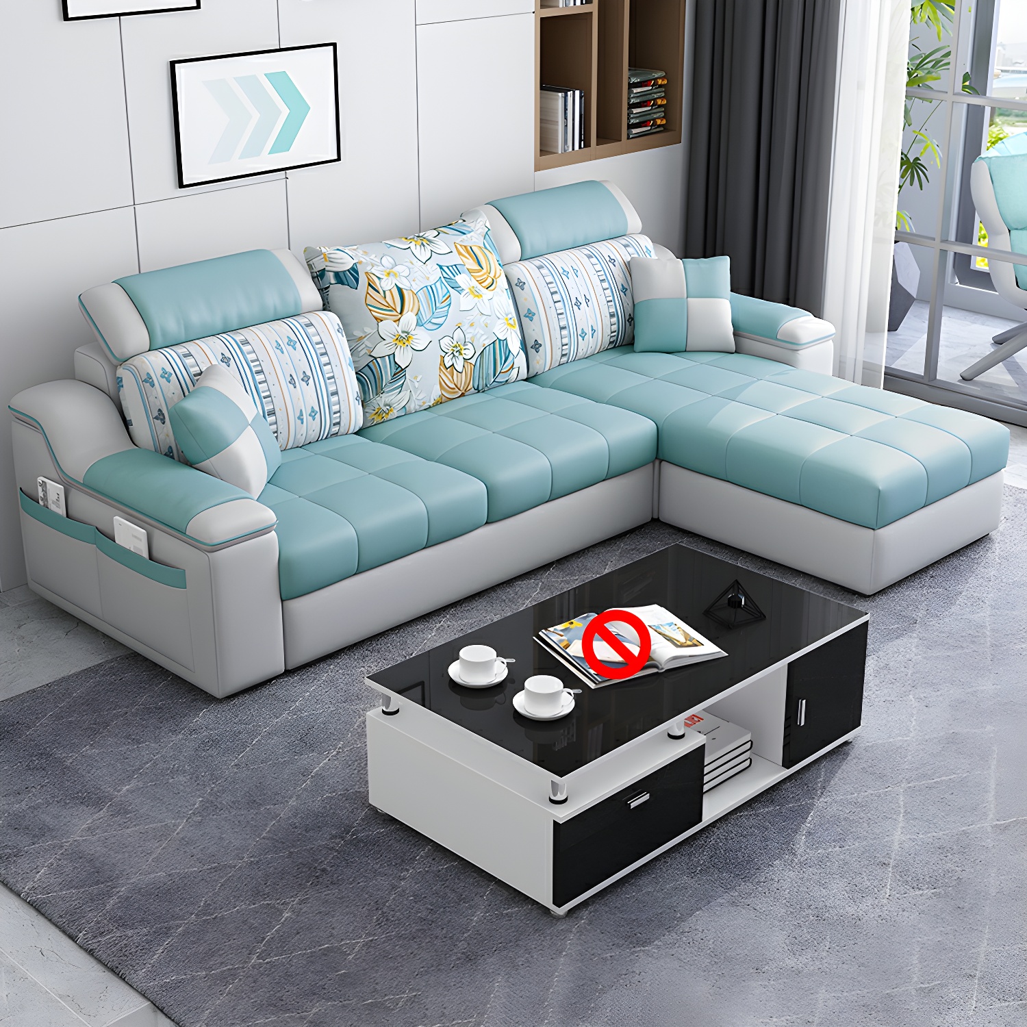 Reversible L-Shape Sectional Sofa | Ormau - image 22