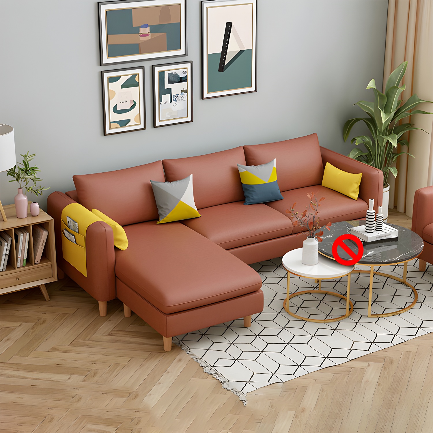 Modern L-Sectional Sofa | Ormau - image 10