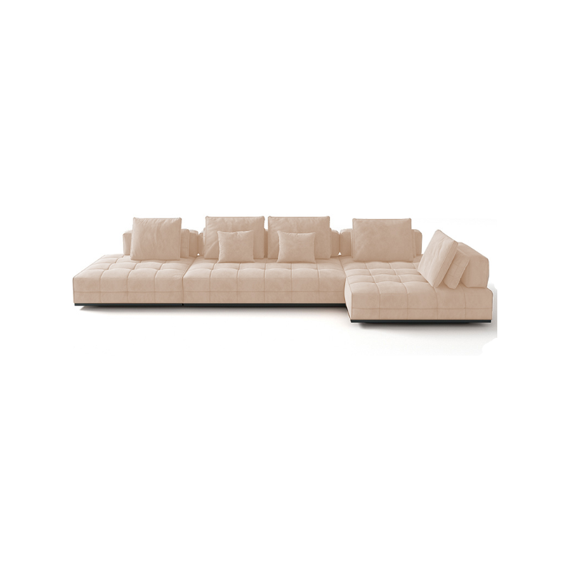 Button-Tufted Corner Sectional | Ormau - image 16