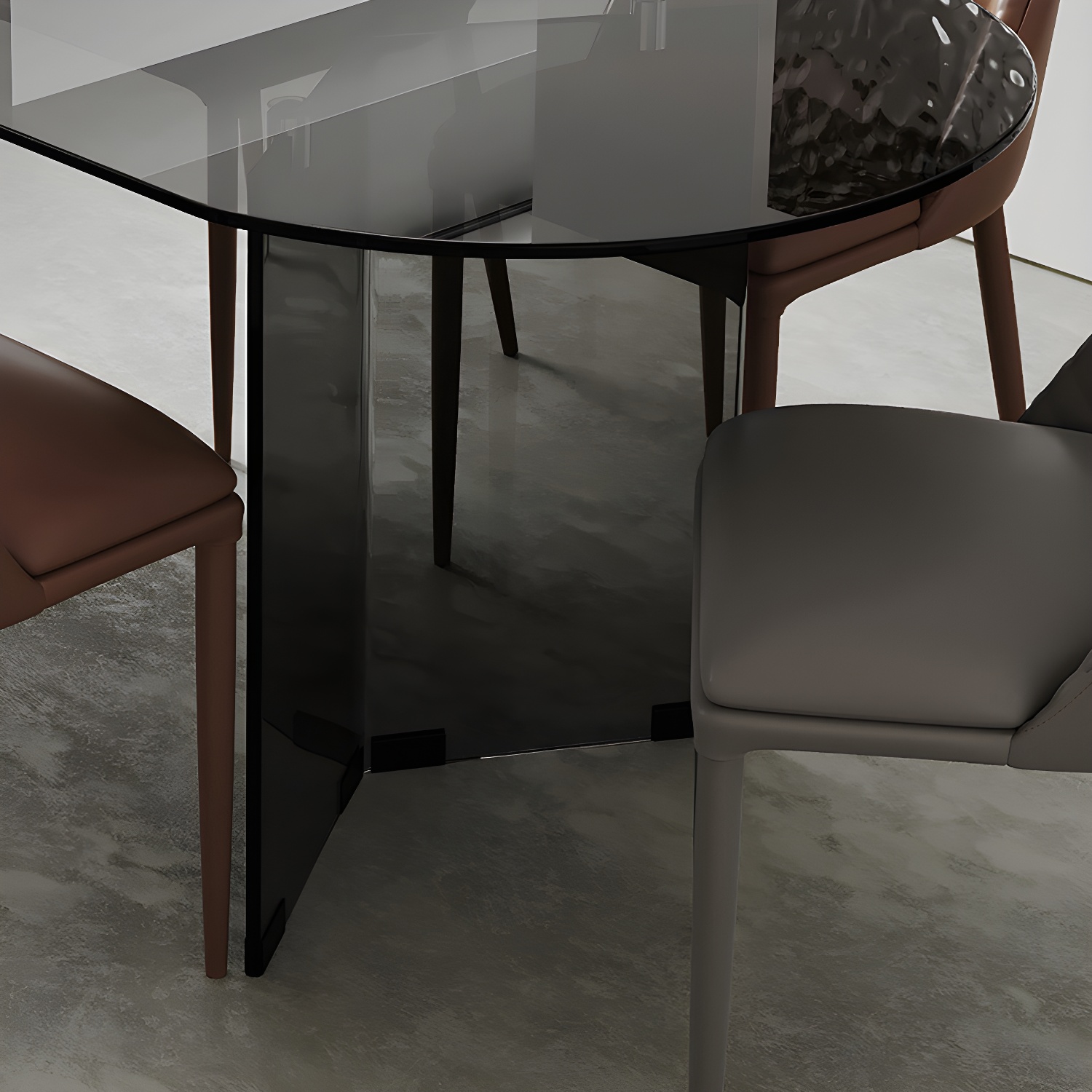 Glass Oval Dining Table | Ormau - image 8