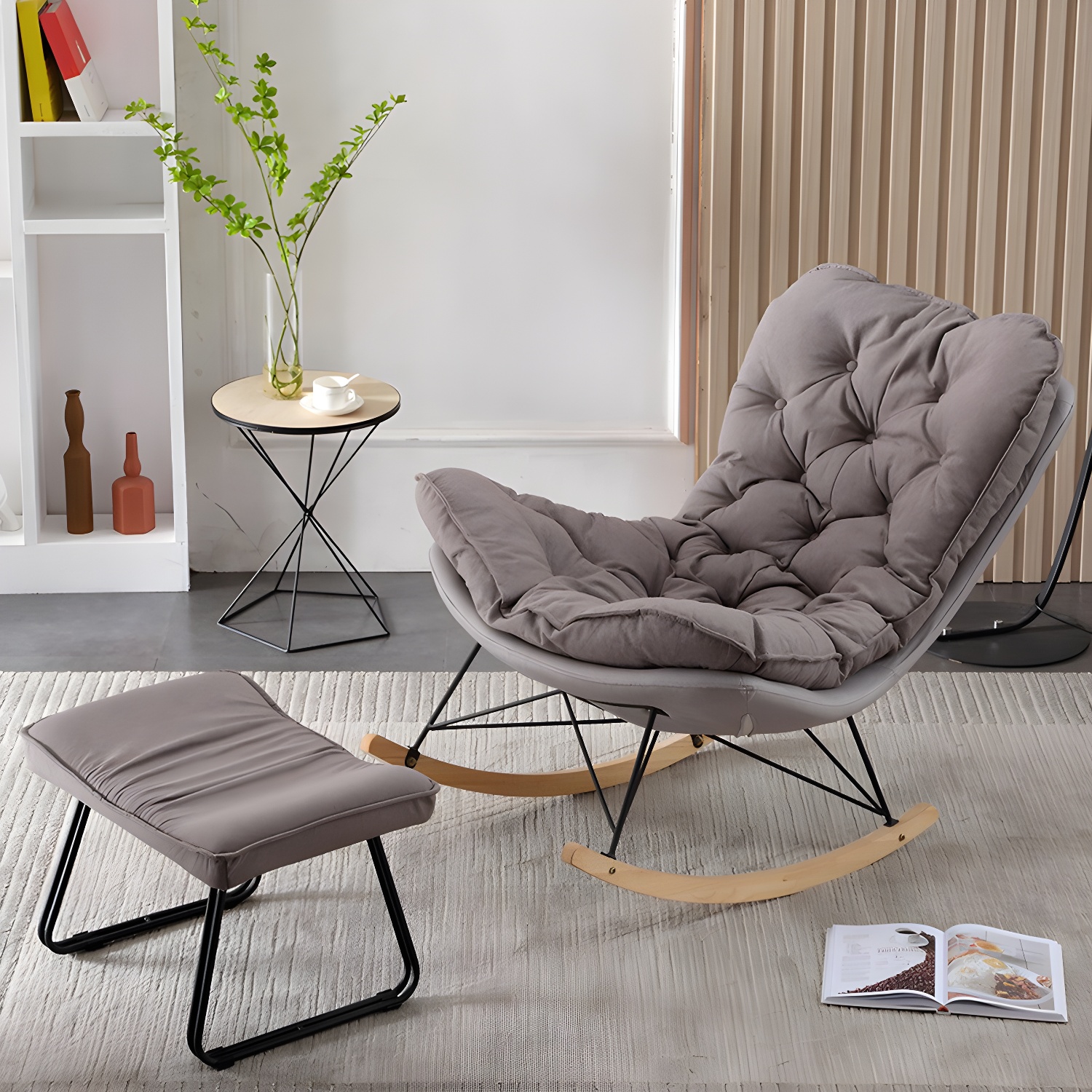Upholstered Rocking Chair | Ormau - image 5