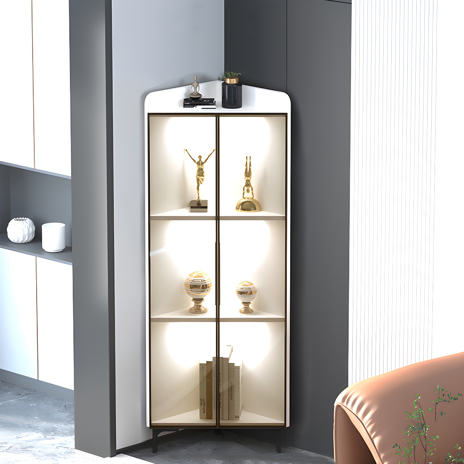 Corner Accent Cabinet | Ormau - image 29
