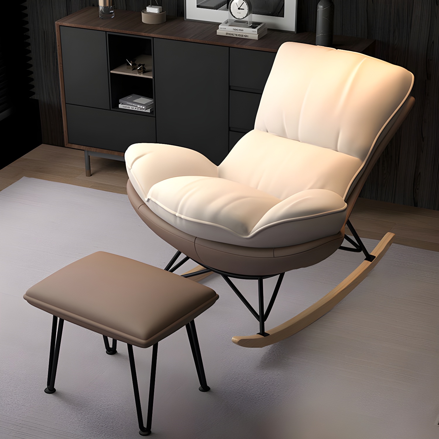Spindle Glider & Ottoman | Ormau - image 3