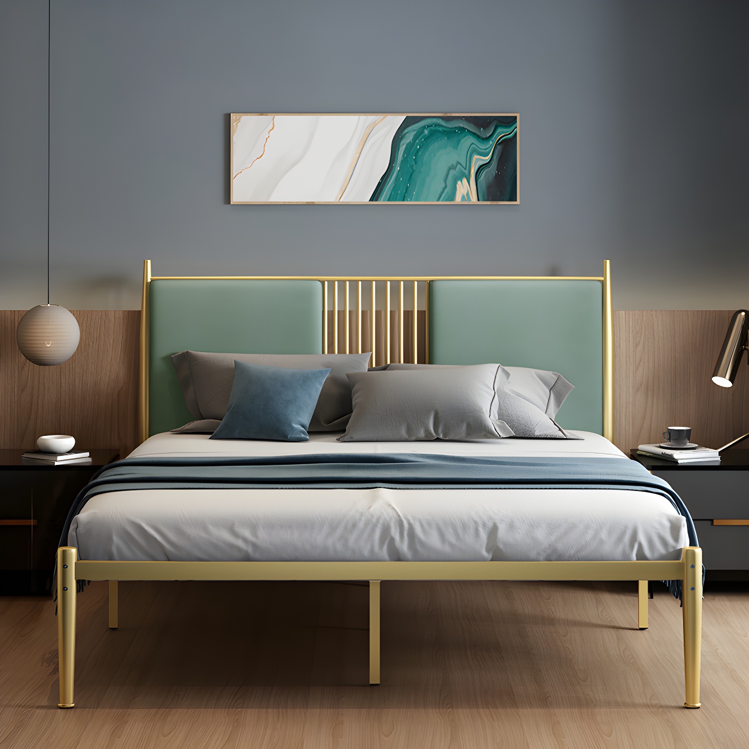Glam Metal Bed Frame | Ormau - image 4