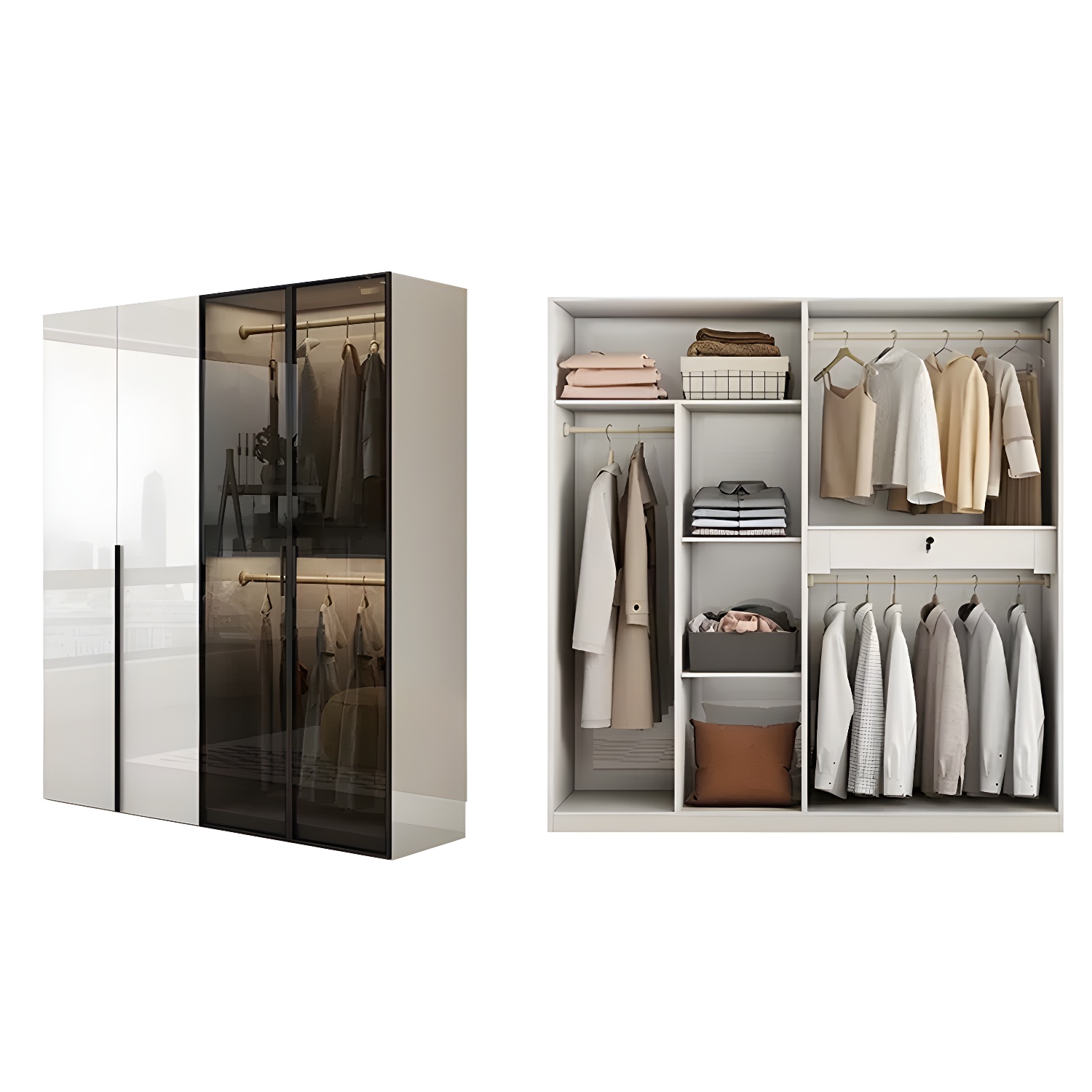 Sleek White Wardrobe | Ormau - image 41