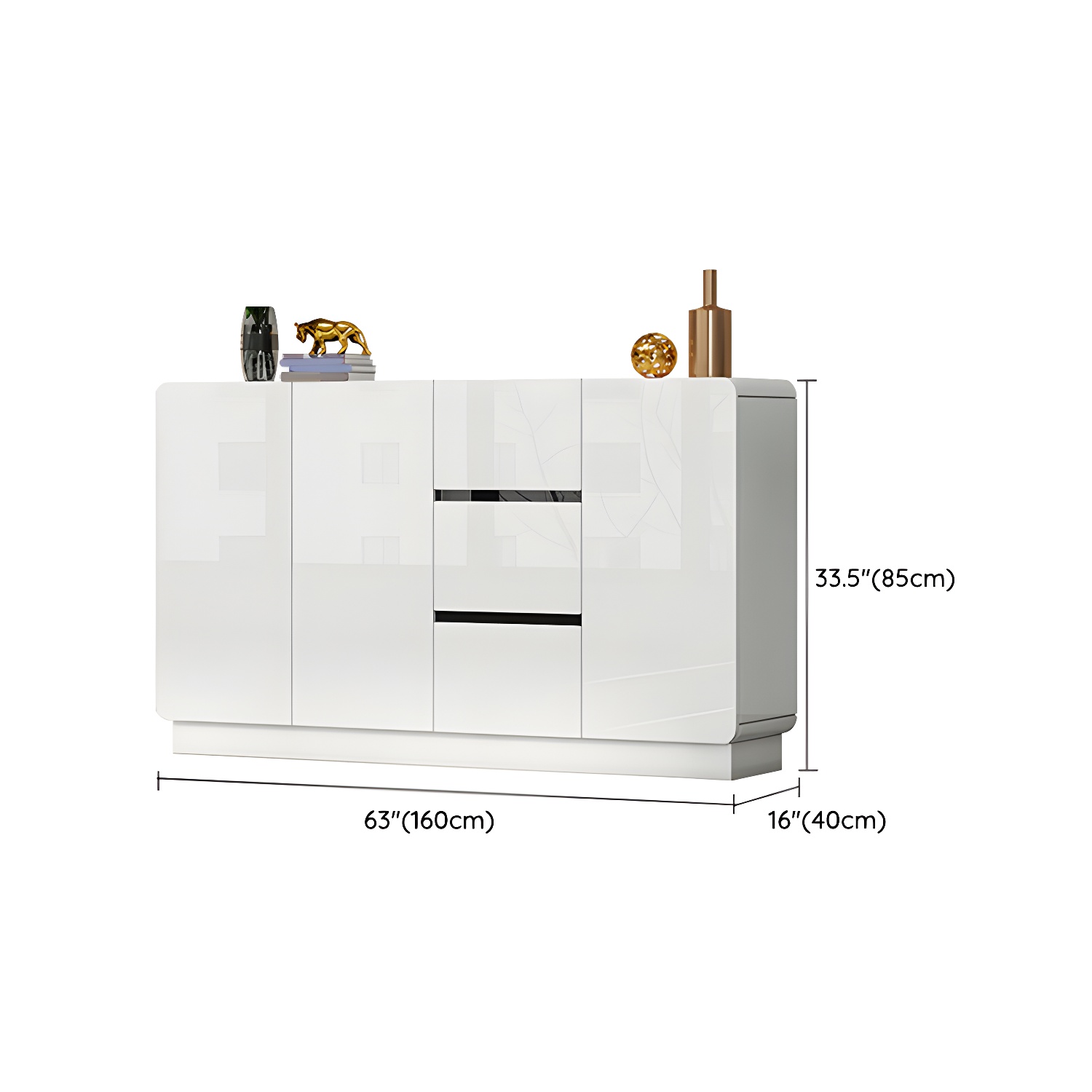 Modern White Sideboard | Ormau - image 19