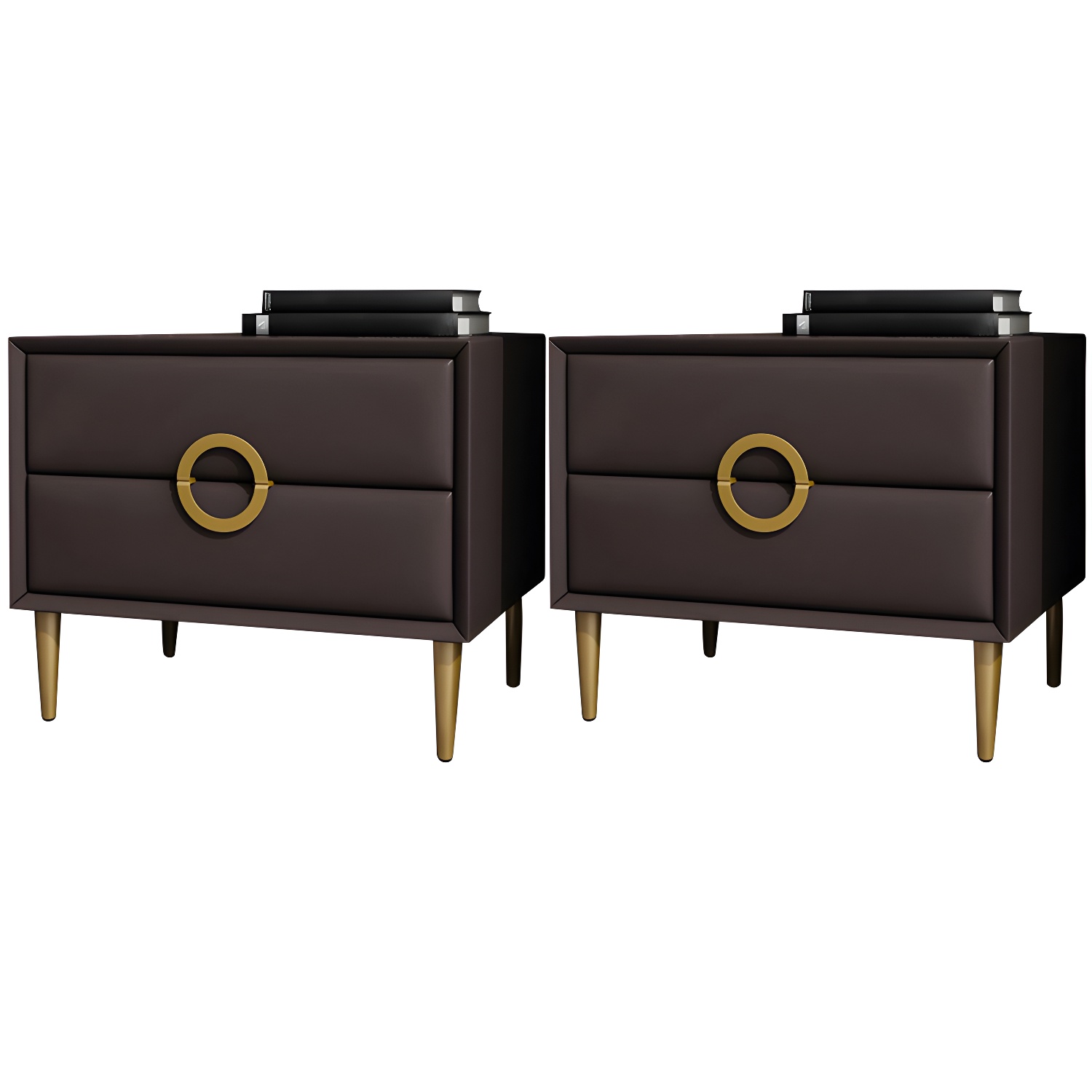 Glam Nightstand with Drawers | Ormau - image 29