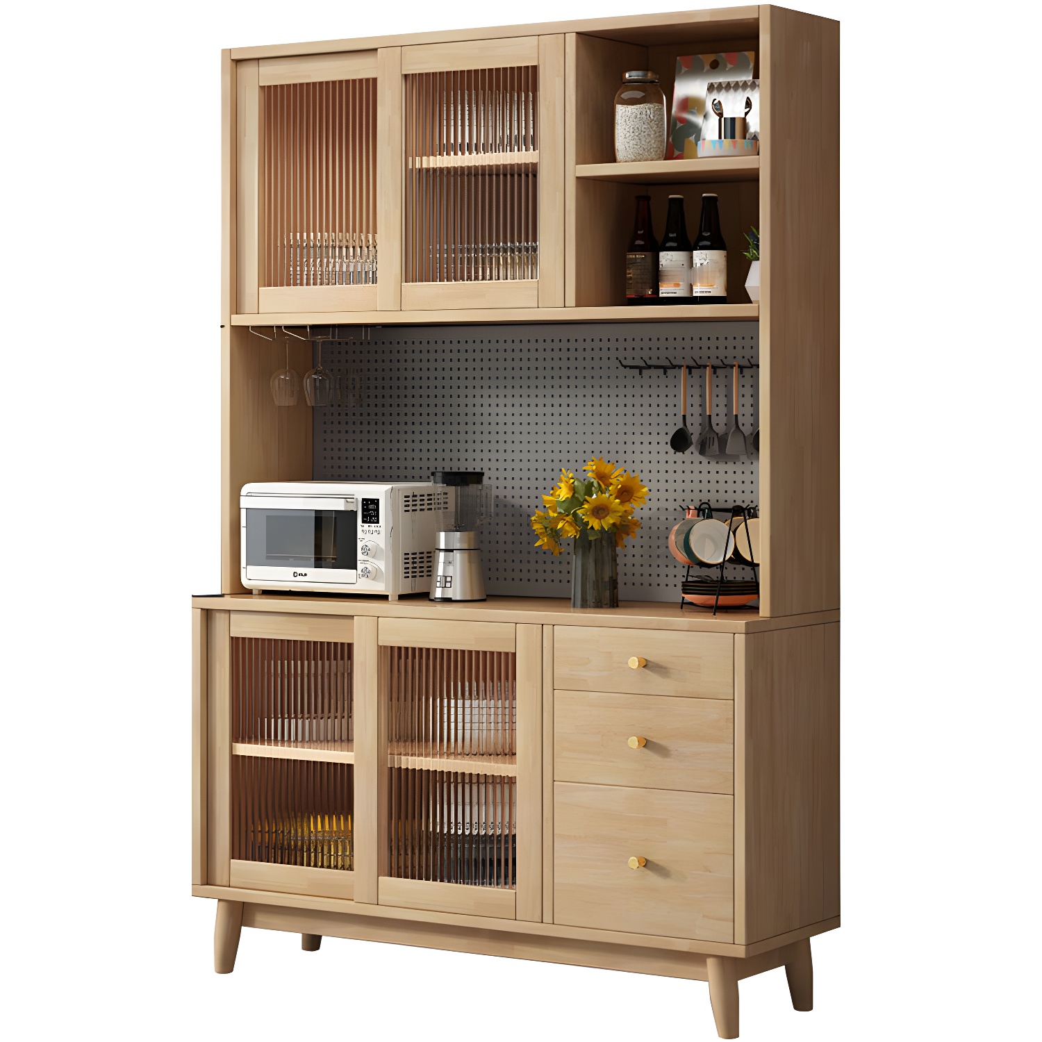 Modern Glass Door Sideboard | Ormau - image 21