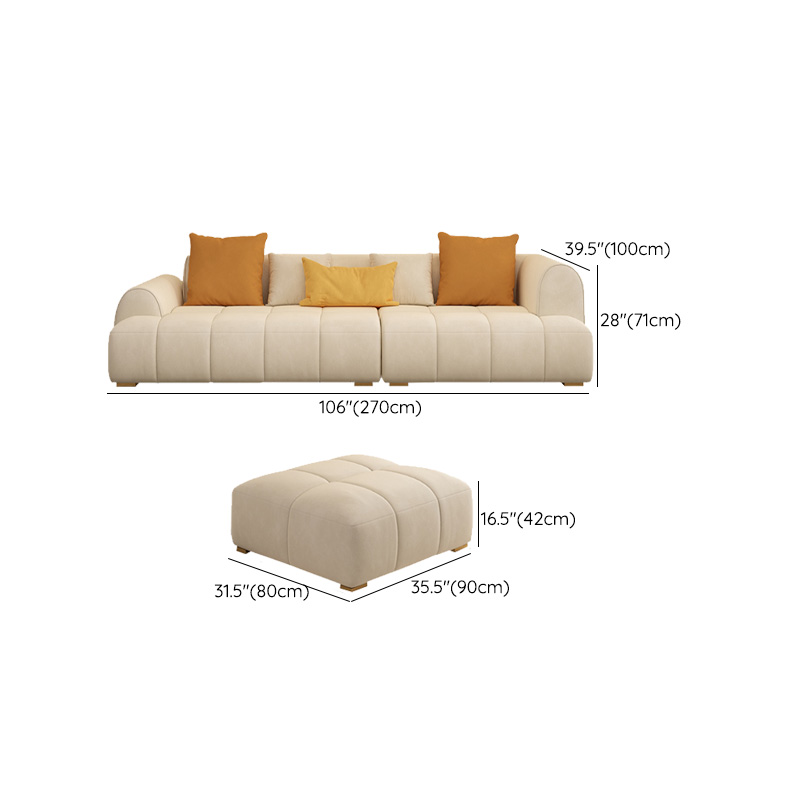 Modern Beige Sectional Sofa | Ormau - image 16
