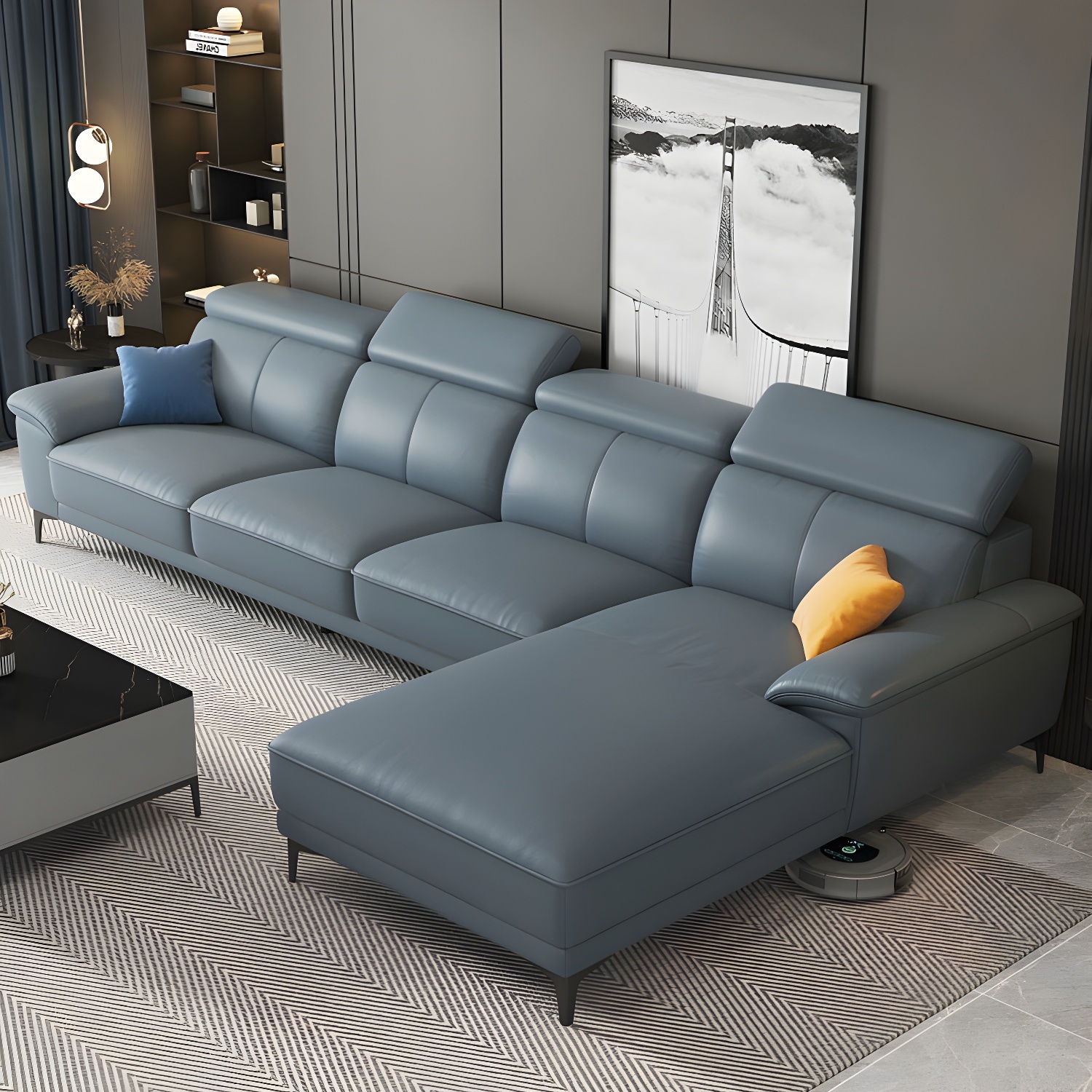 Leather Sectional Sofa | Ormau - image 25
