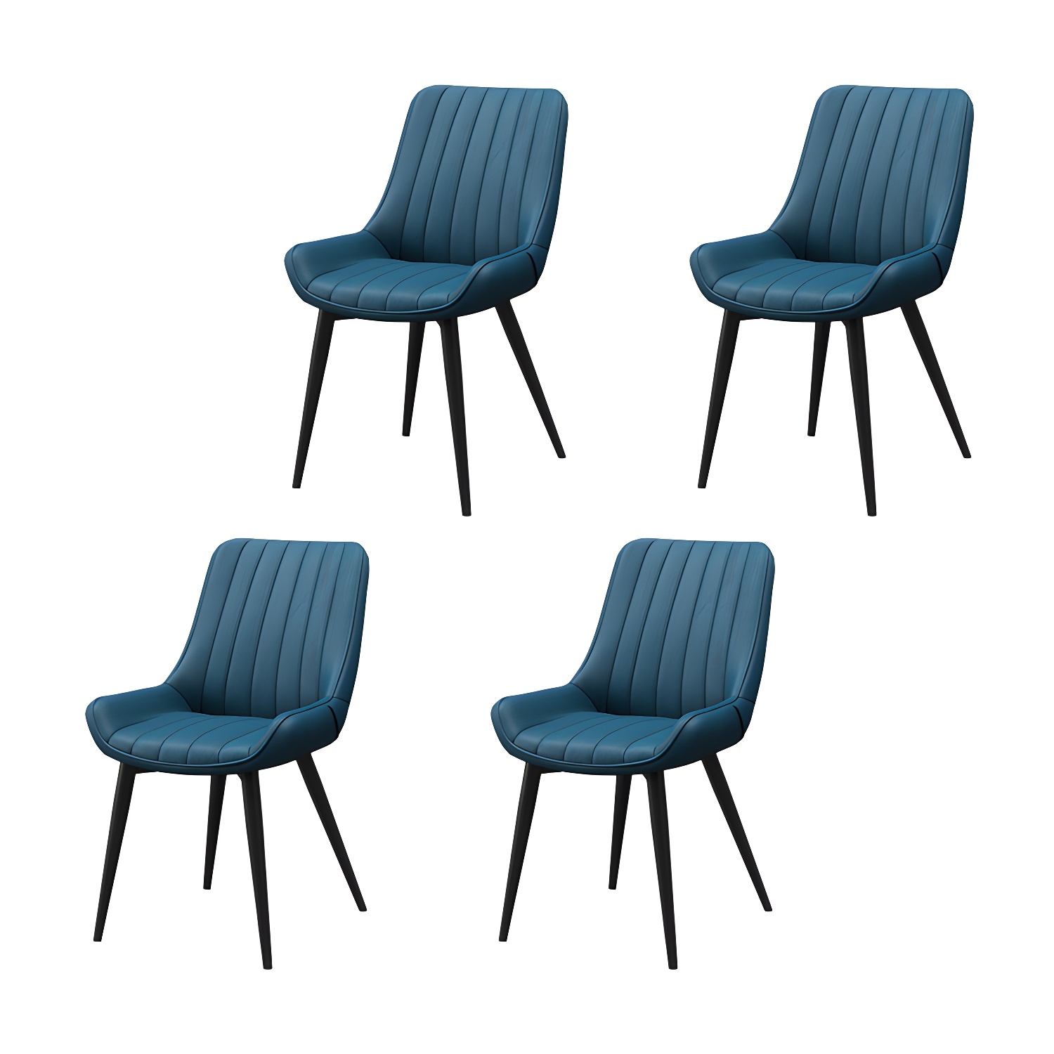 Faux Leather Dining Side Chair | Ormau - image 27