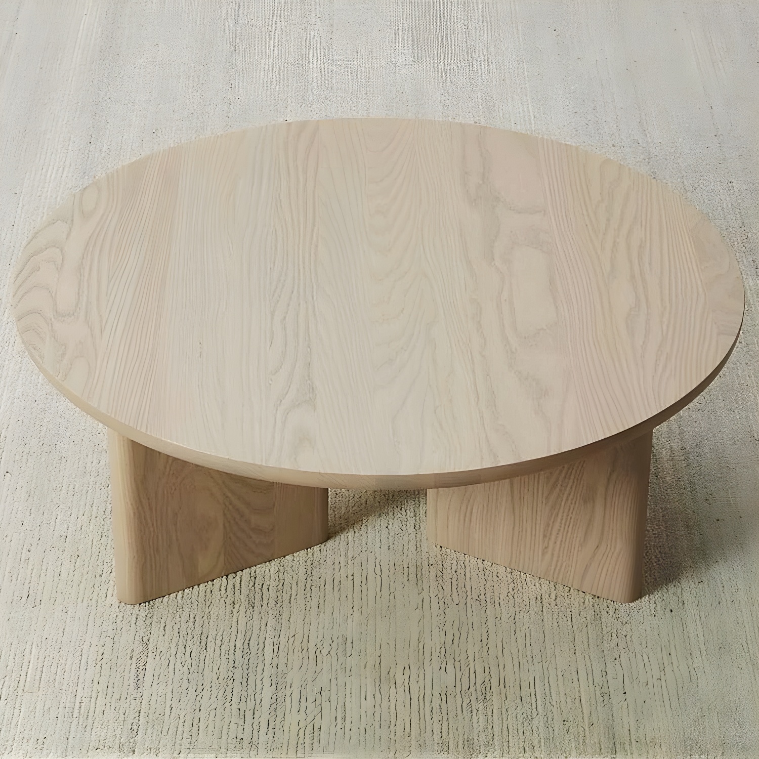 Round Wood Coffee Table | Ormau - image 4