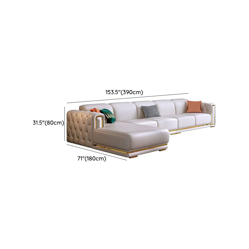 Glam Leather Sectional | Ormau - image 22
