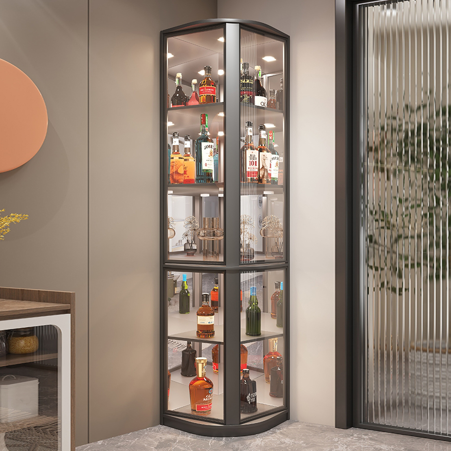 Corner Accent Cabinet with Glass Doors | Ormau - image 5